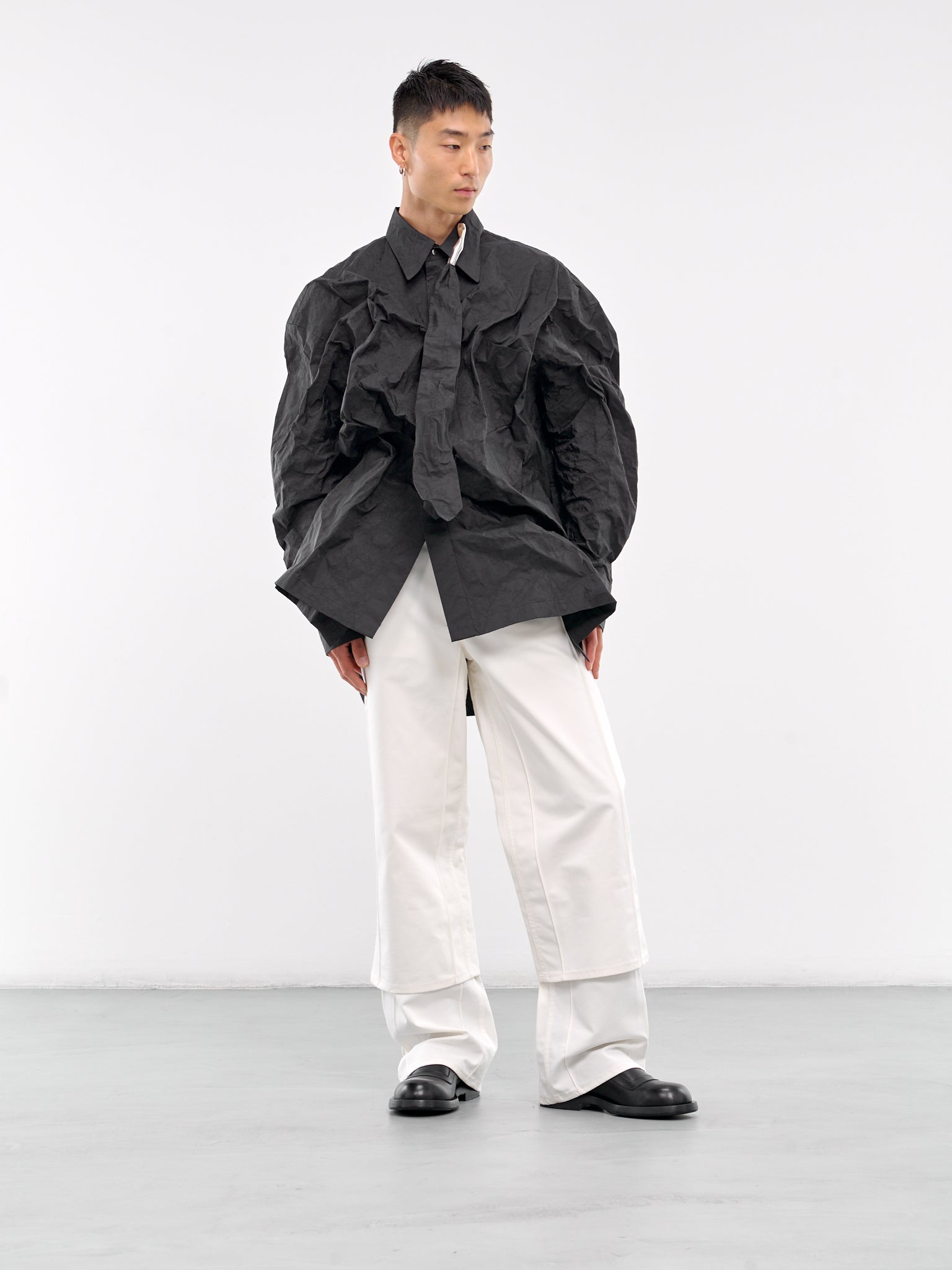 Layered Trousers (PT-CB2-654-030-WHITE)