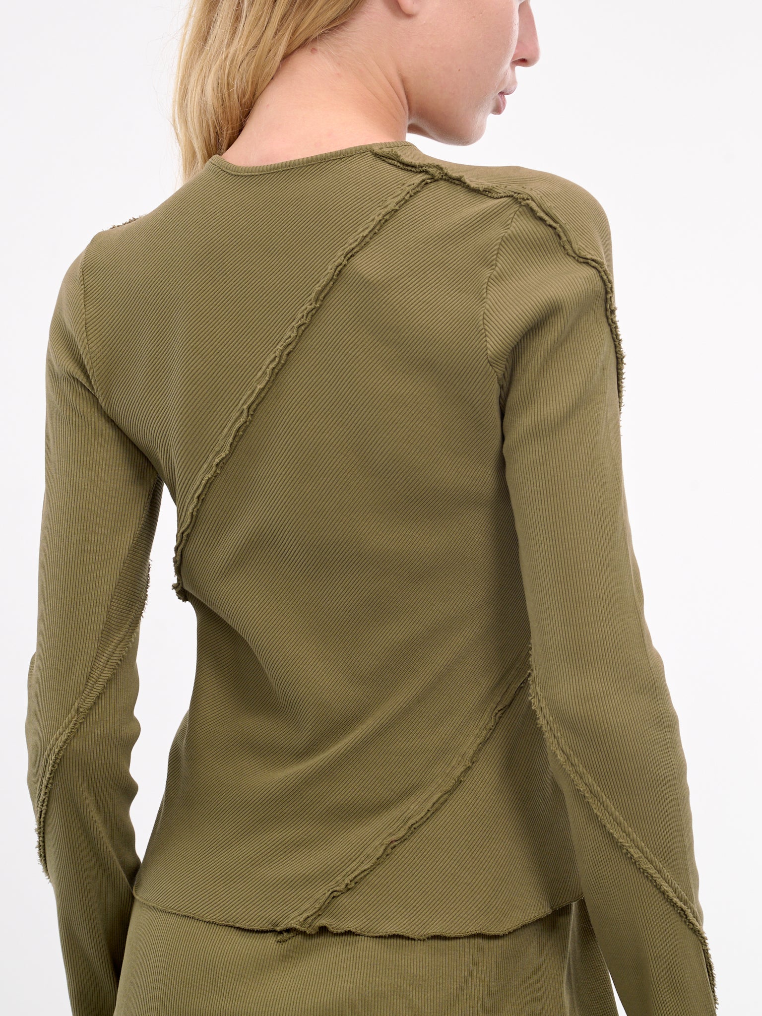 Bias Long Sleeve Top (ST50-A-OLIVE)