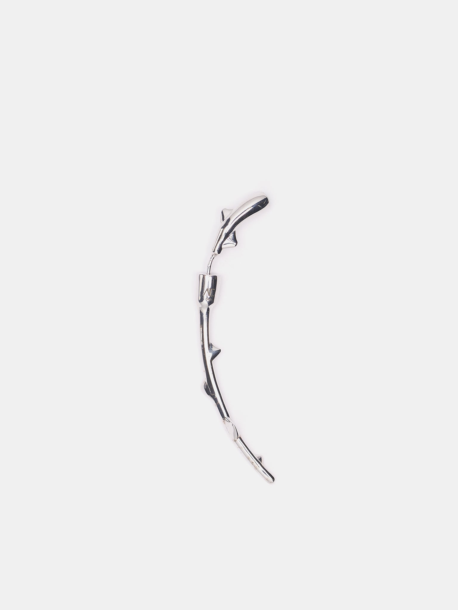 Stem Of Thorns Earrings (STEM-OF-THORNS-RH-SILVER)