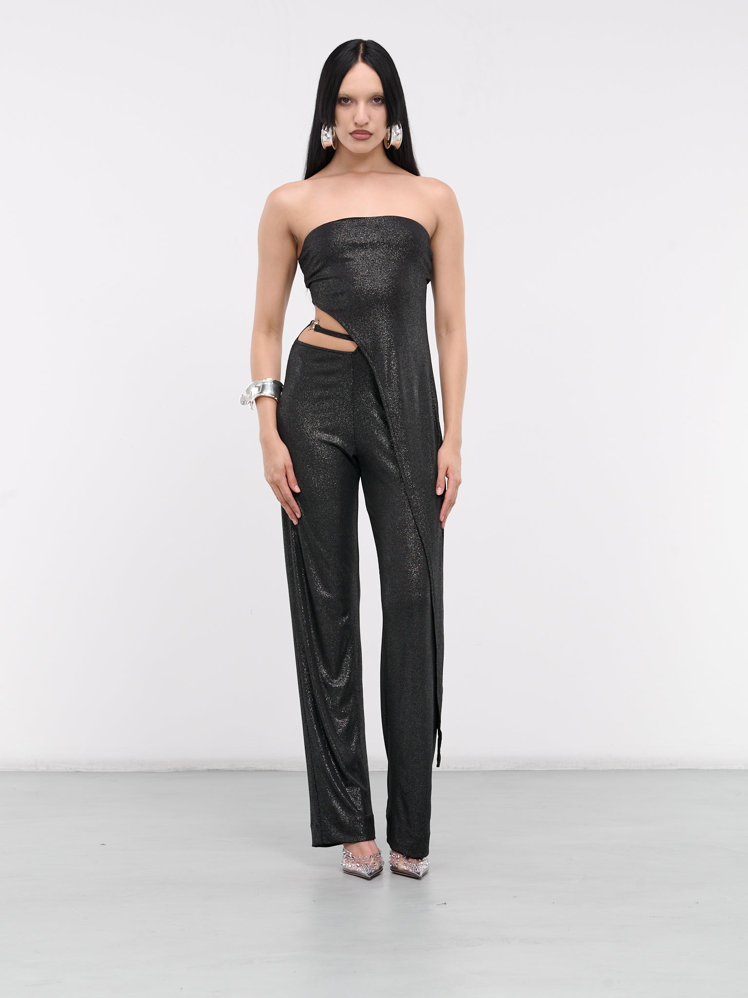 Buckle Low Waist Pants (BLWP-SHIMMER)