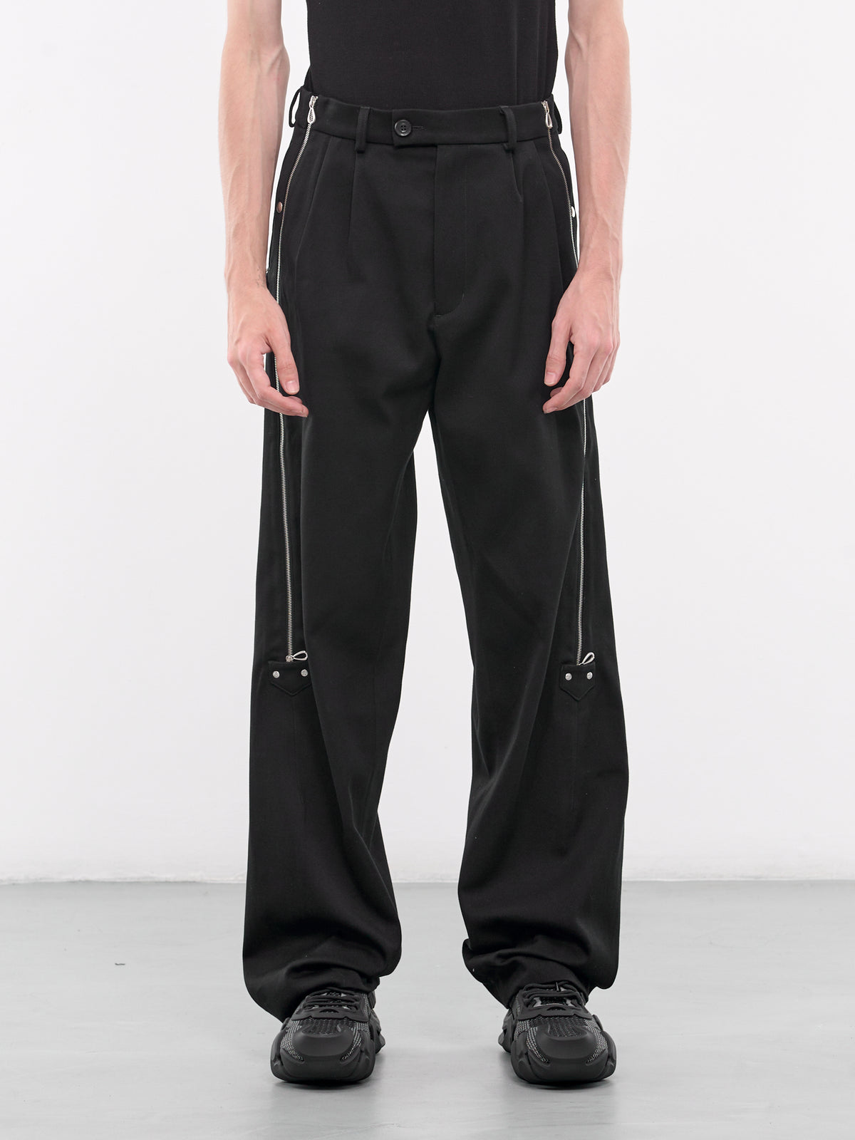 Knox Zip Trousers (T05-21-RAVEN-BLACK)