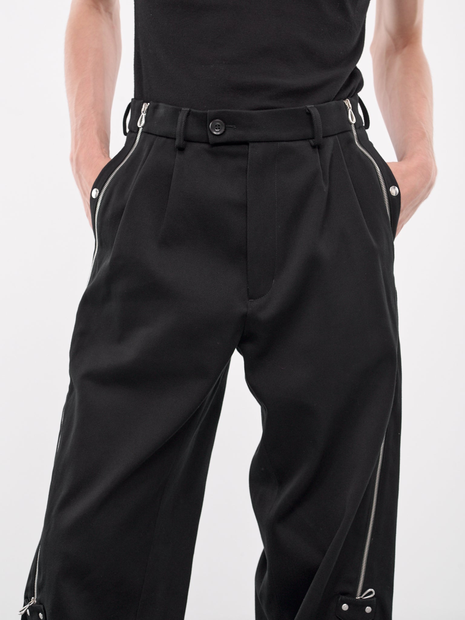 Knox Zip Trousers (T05-21-RAVEN-BLACK)