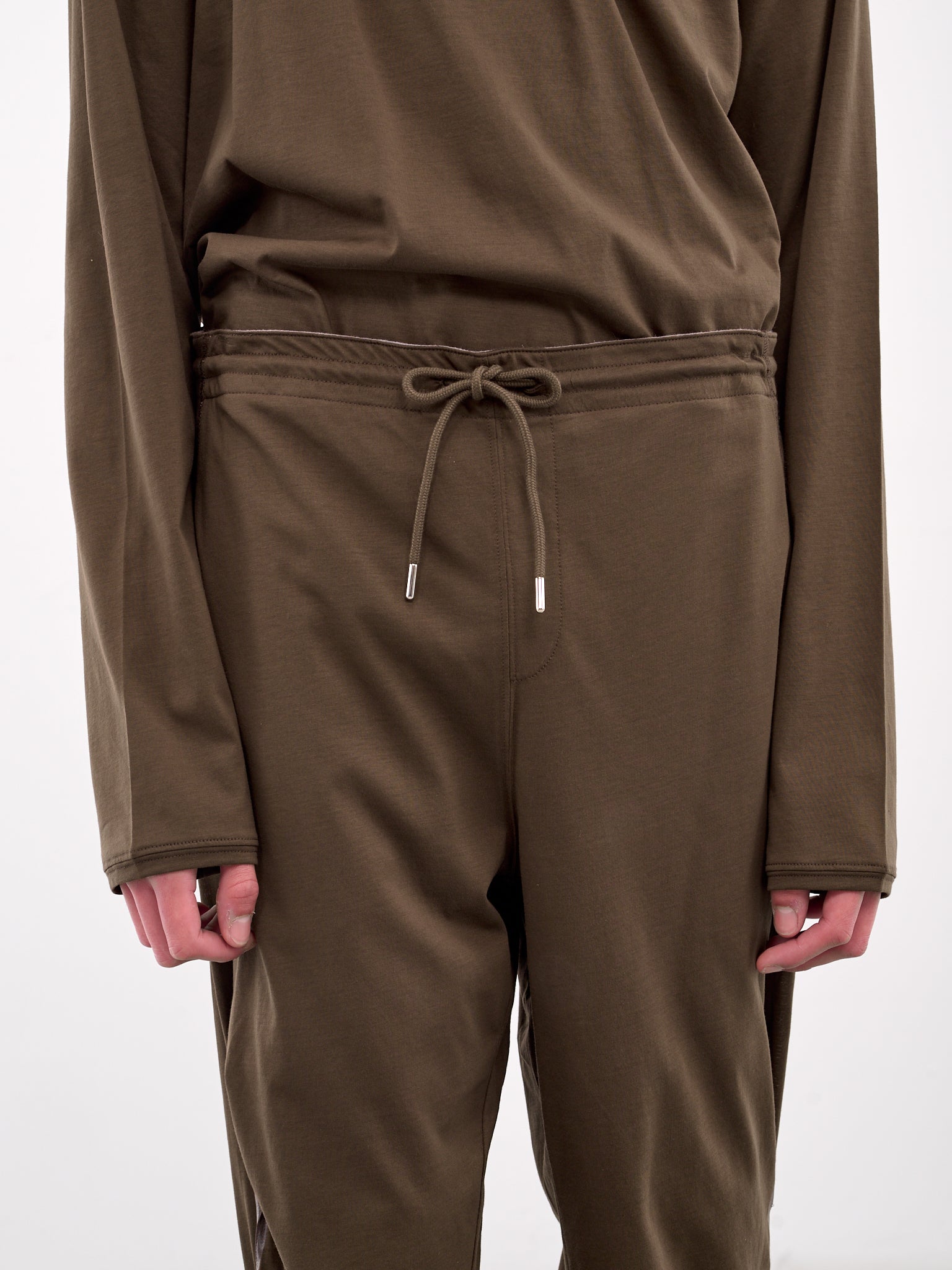 Alec K-Dart Jersey Trousers (T07-27-BROWN-BLACK-GREEN-STRIP)