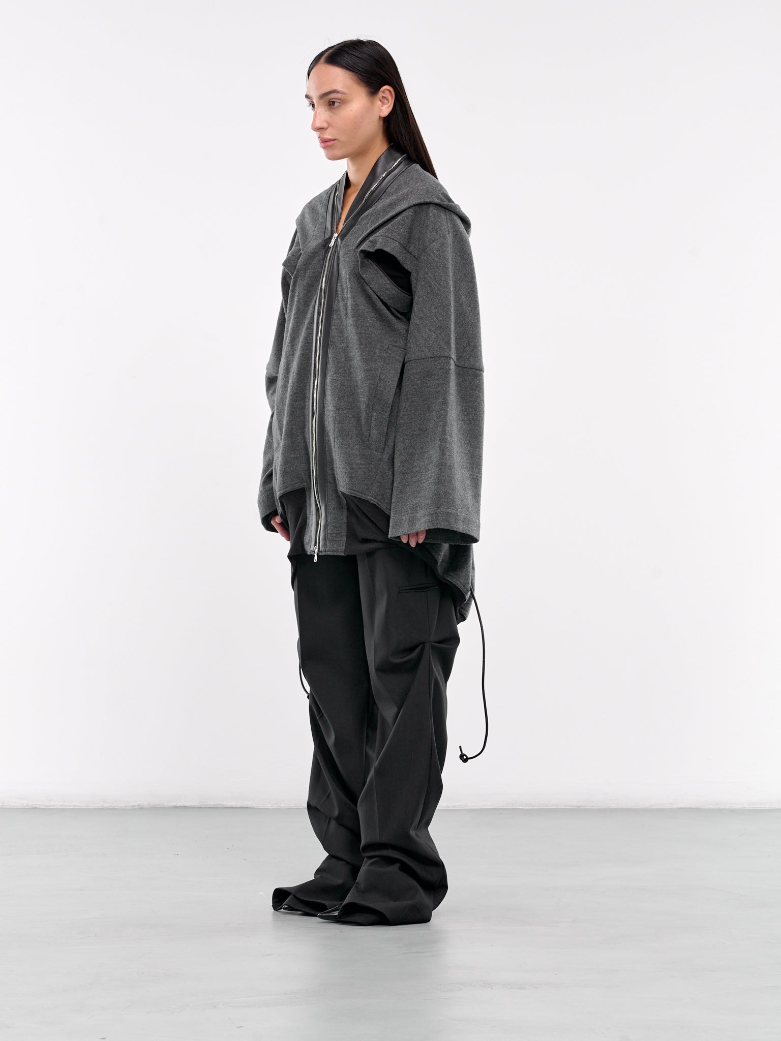 Hanger Hooded Jacket (T35-CHARCOAL)