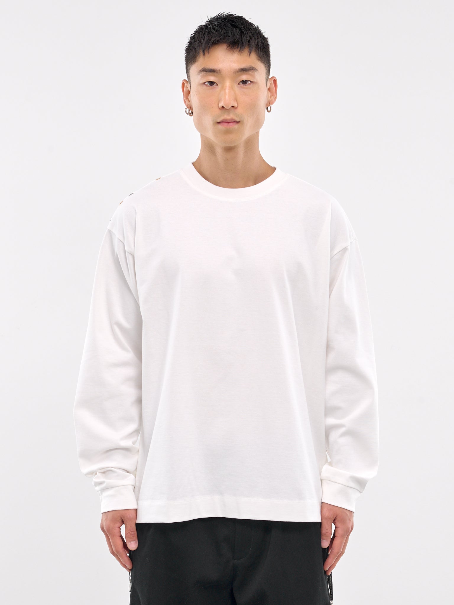 Cotton Jersey Tee (TE-SQ3-412-020-WHITE)