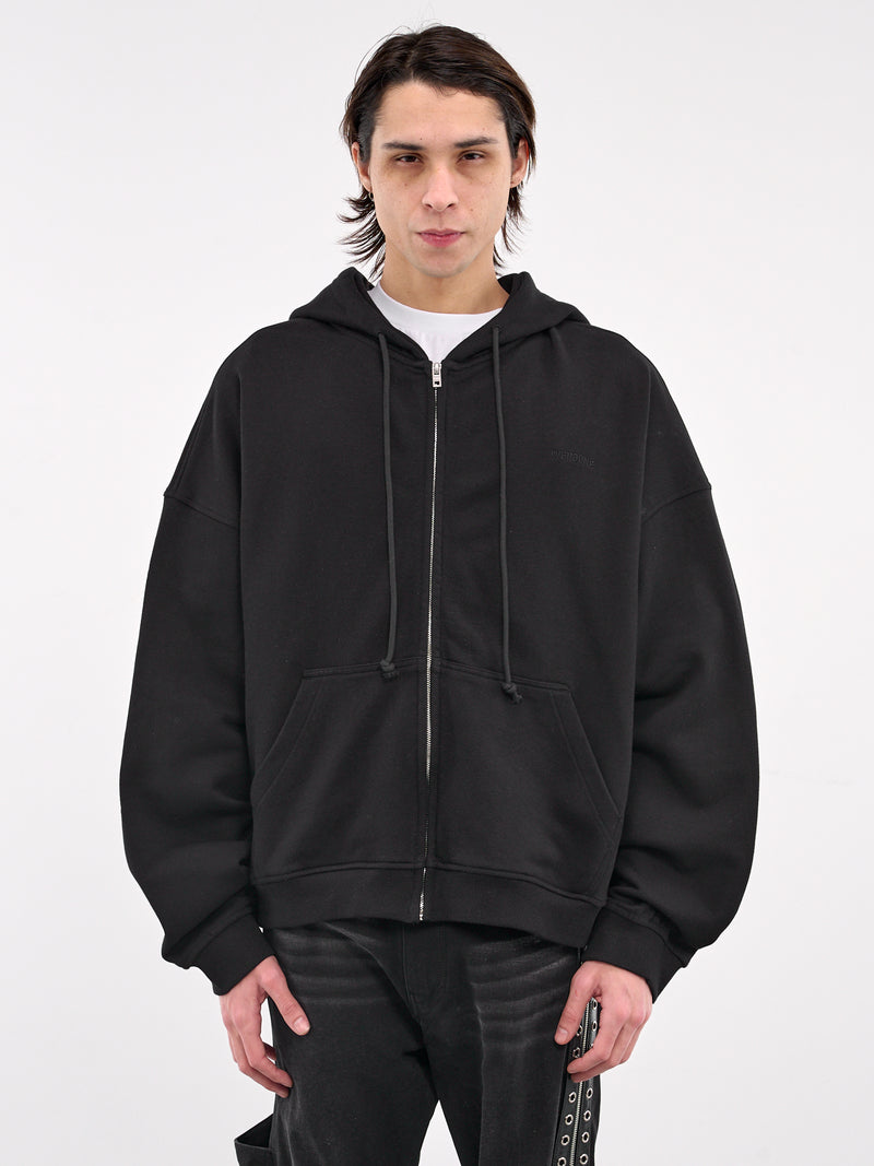 Twin All Around Zip Hoodie (TJ0-25-833-BLACK)