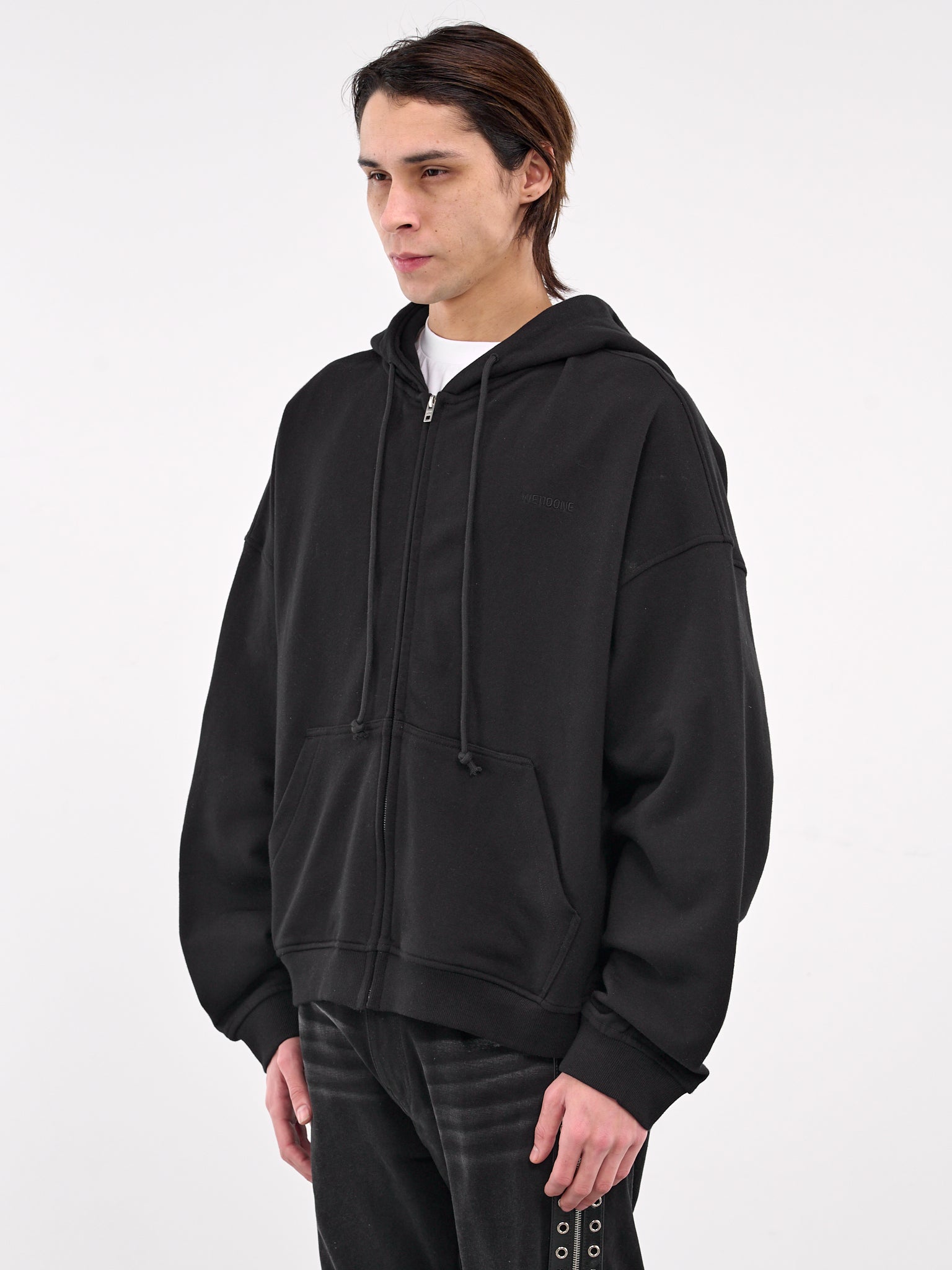 Twin All Around Zip Hoodie (TJ0-25-833-BLACK)