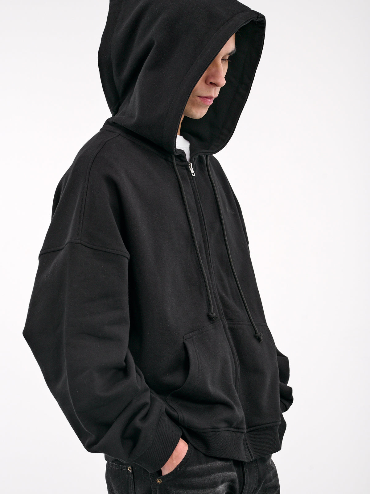 Twin All Around Zip Hoodie (TJ0-25-833-BLACK)