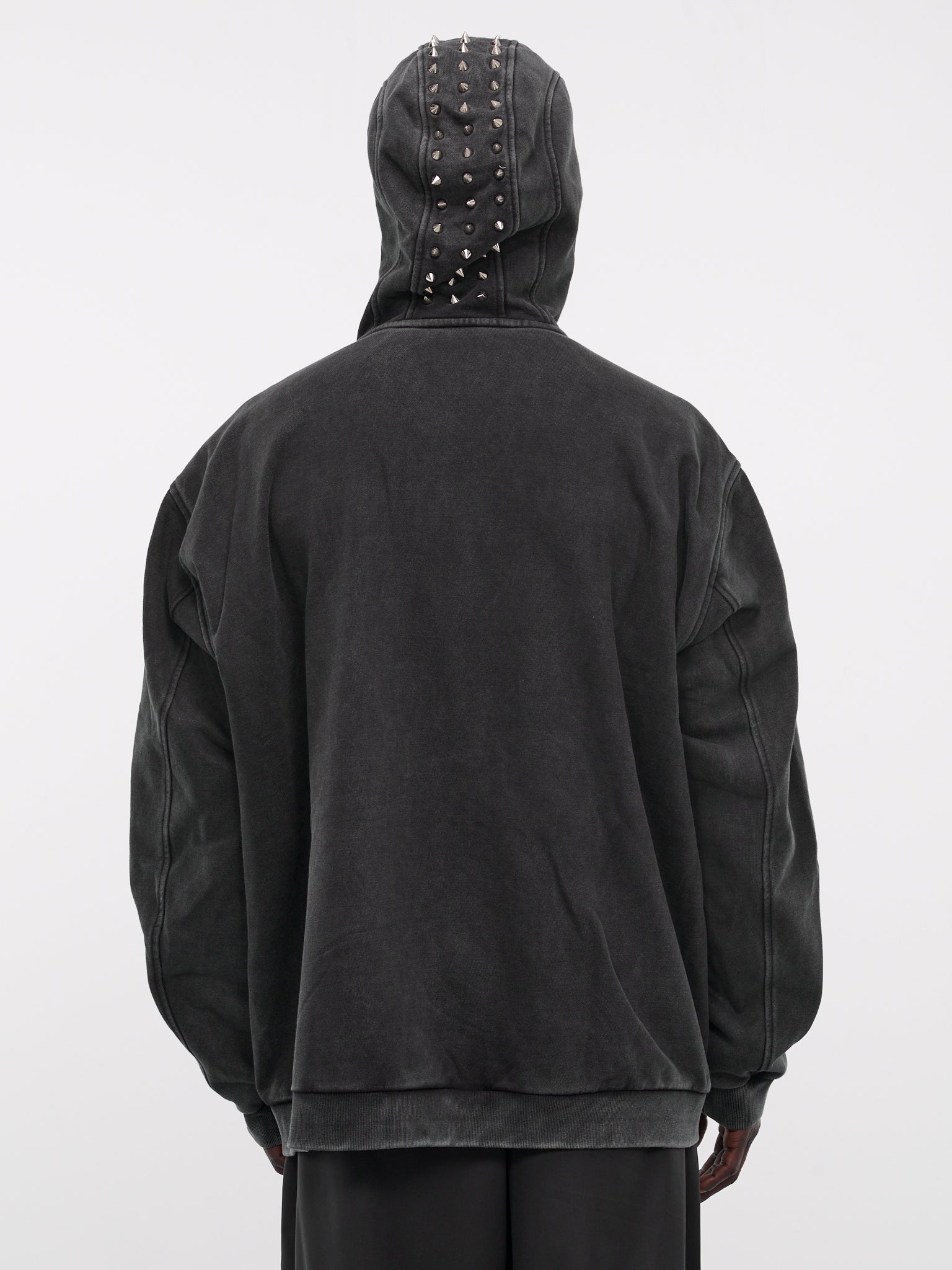 WE11DONE Studded Zip-Up Hoodie | H. Lorenzo - back