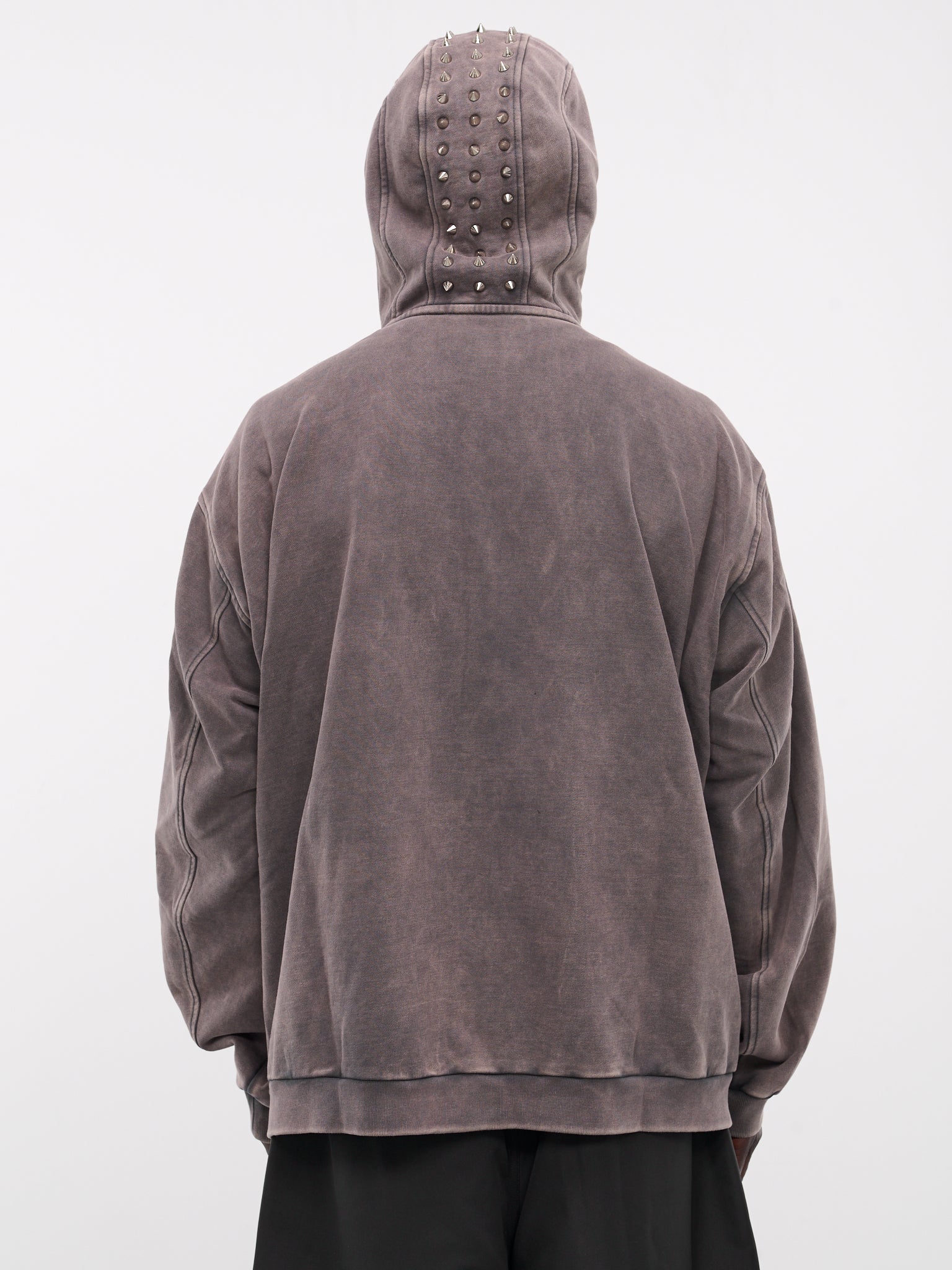 WE11DONE Studded Zip-Up Hoodie | H. Lorenzo - back