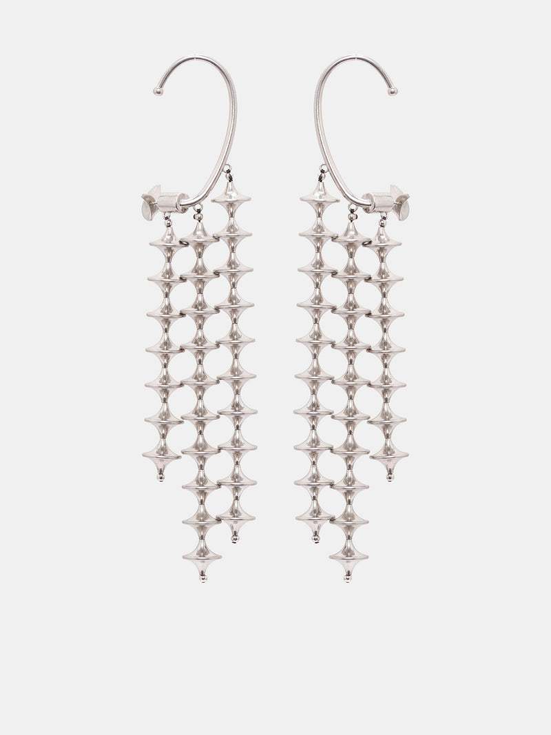 Toupie River Earrings (TOU-EAR-SIL-SILVER)