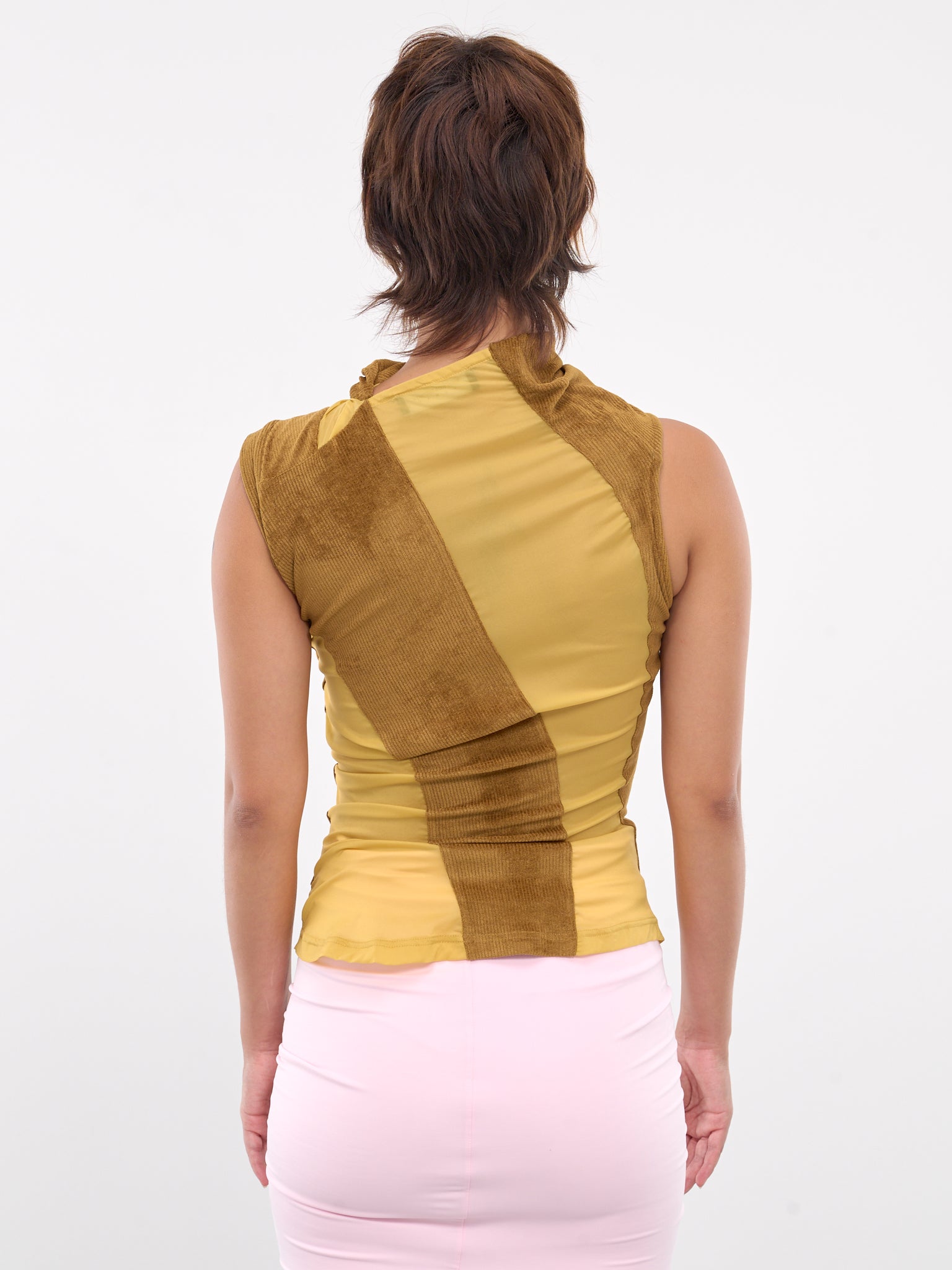 Pendle Paneled Top (TP08-60-CARAMEL-OCHRE)