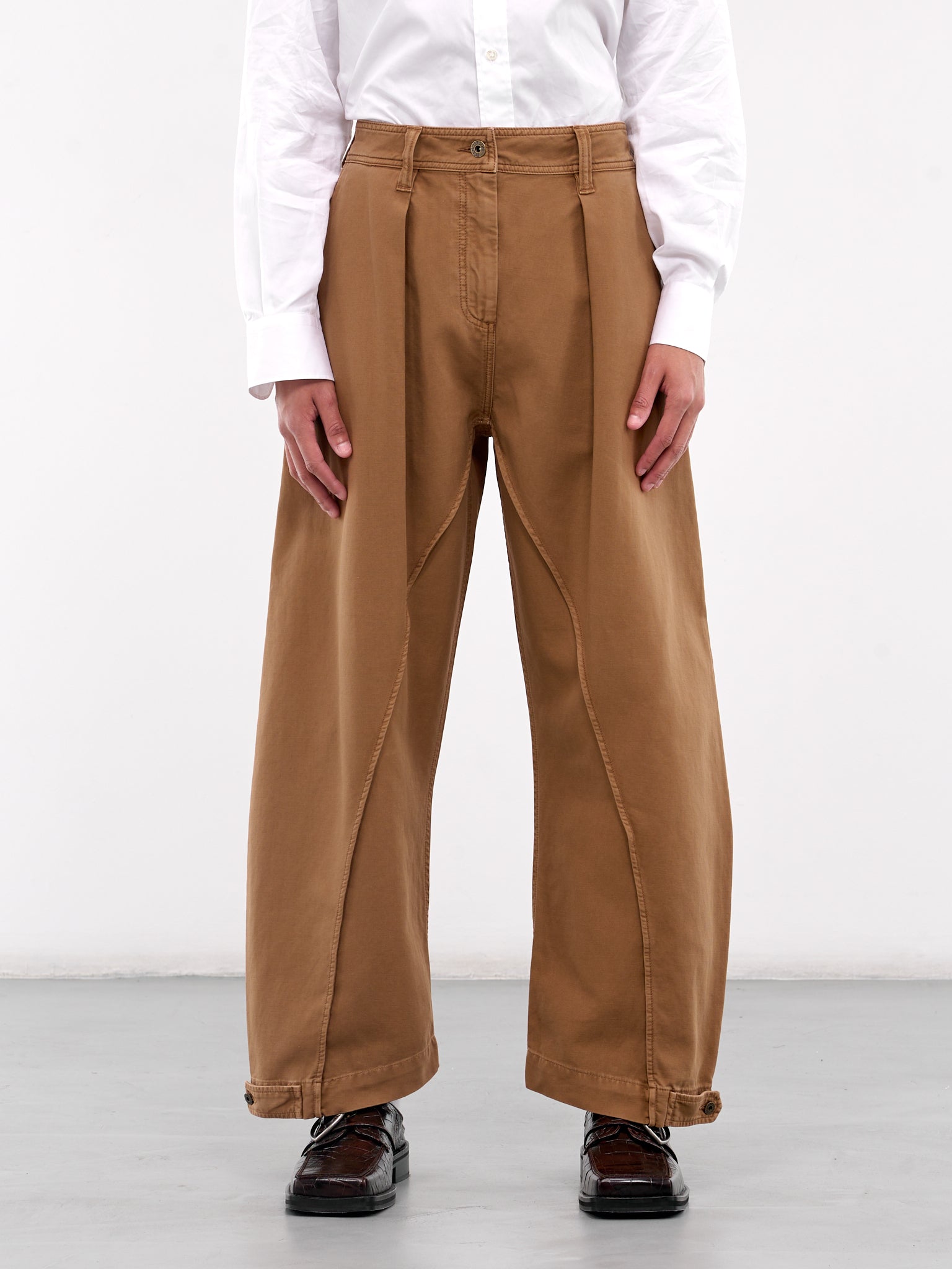 Wide Leg Trousers (TR0381-PG1587-CARAMEL)