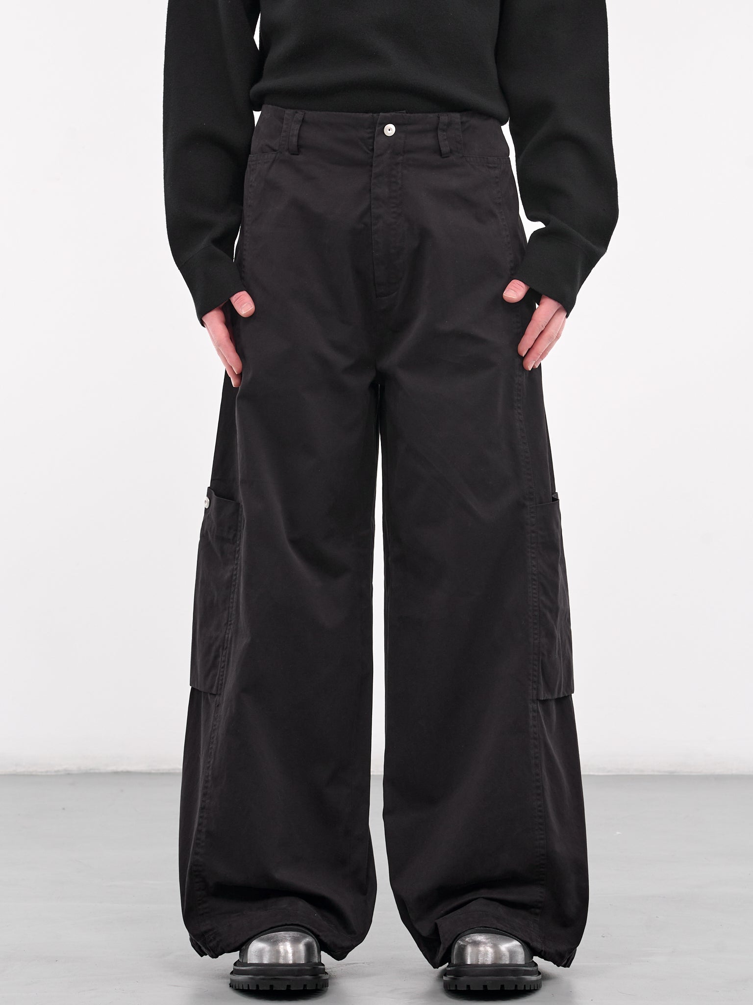 Paneled Bontan Trousers (TRS-107-03-BLACK)