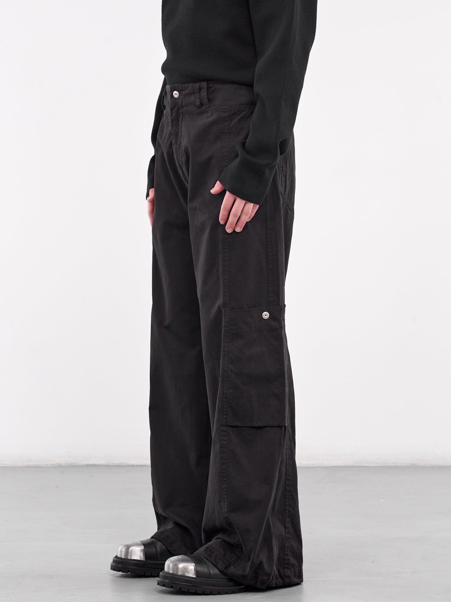 Paneled Bontan Trousers (TRS-107-03-BLACK)