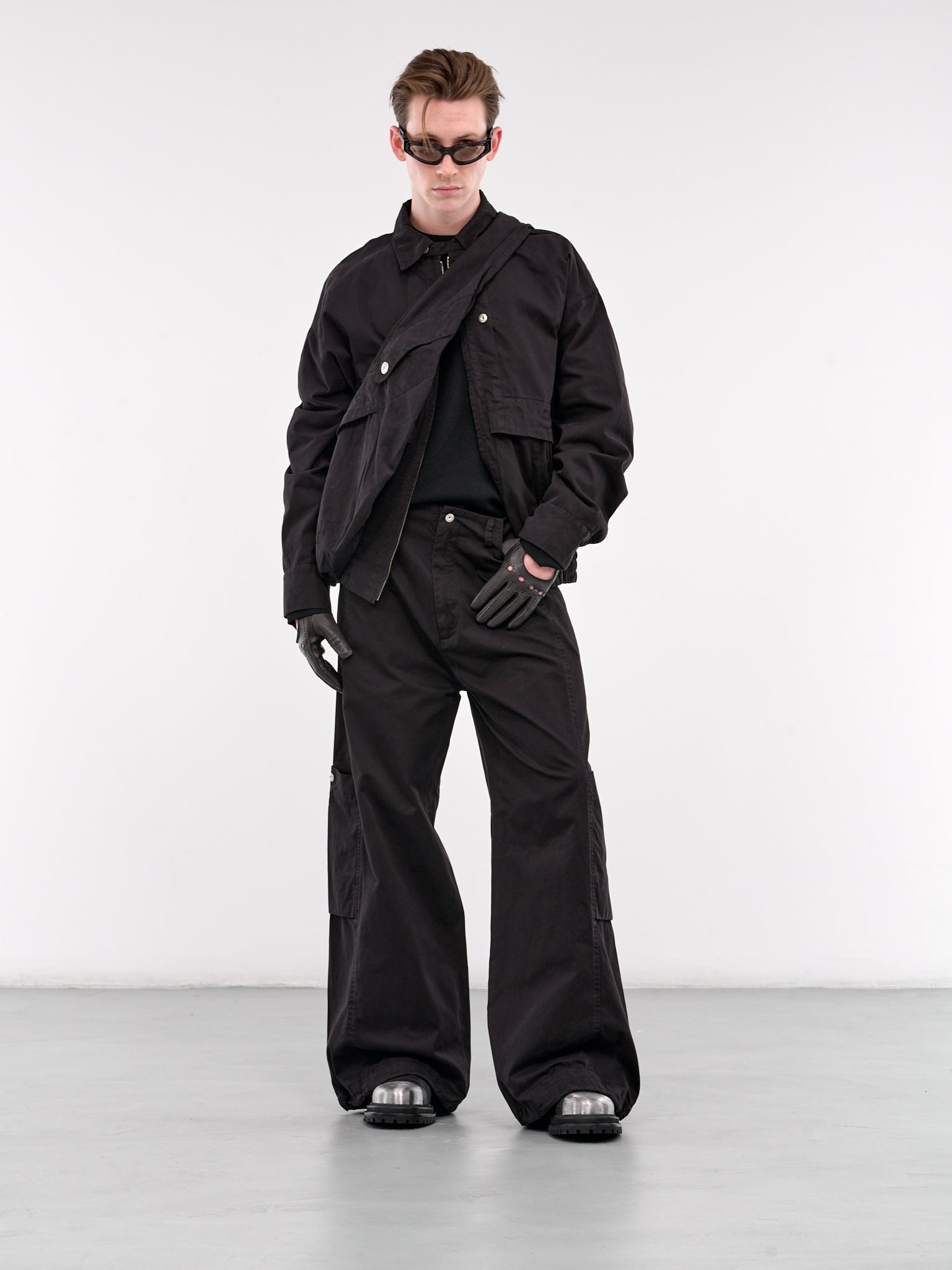 Paneled Bontan Trousers (TRS-107-03-BLACK)