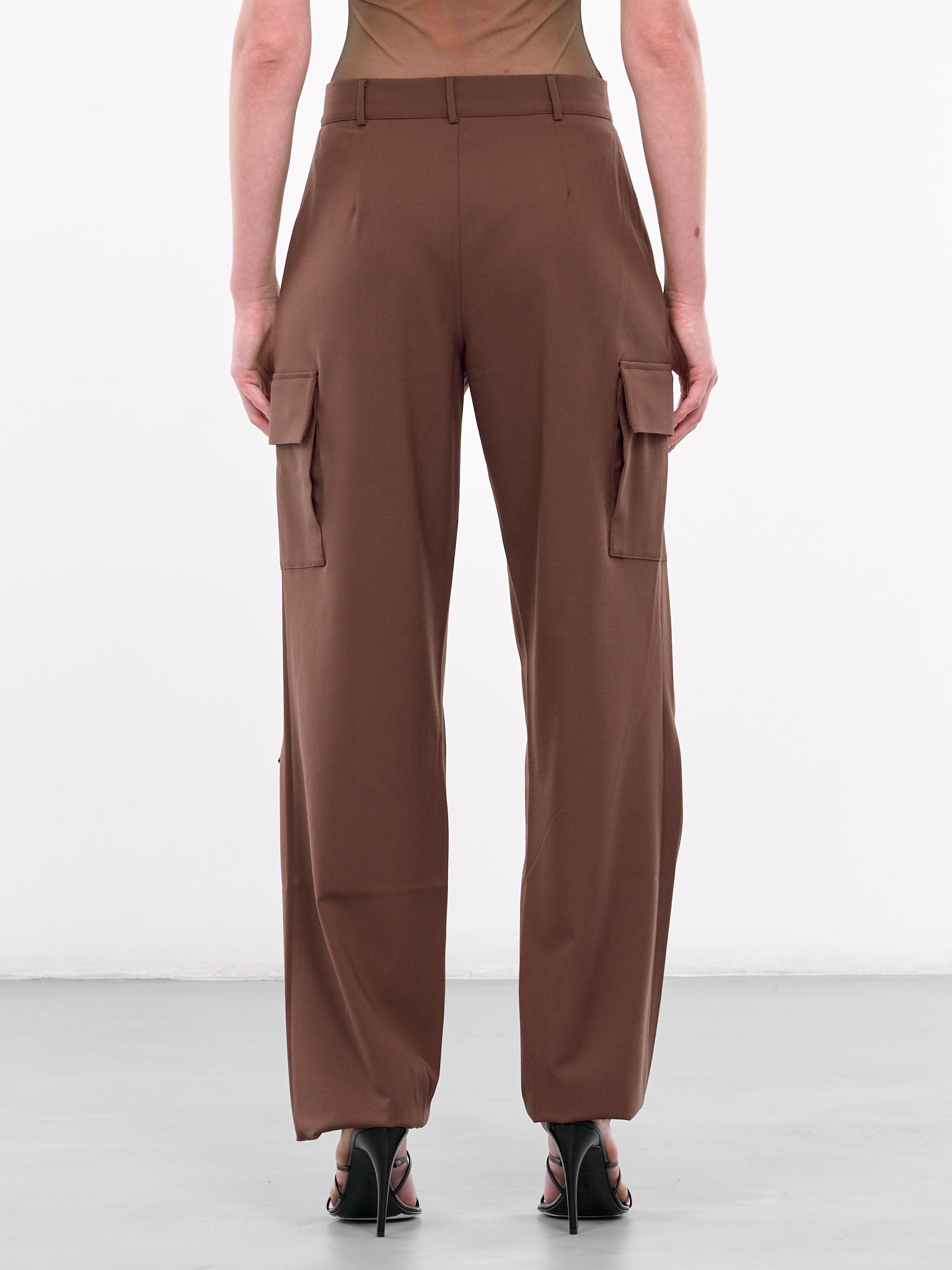 Cargo Tailored Trousers (TRS058-CHOCOLATE)