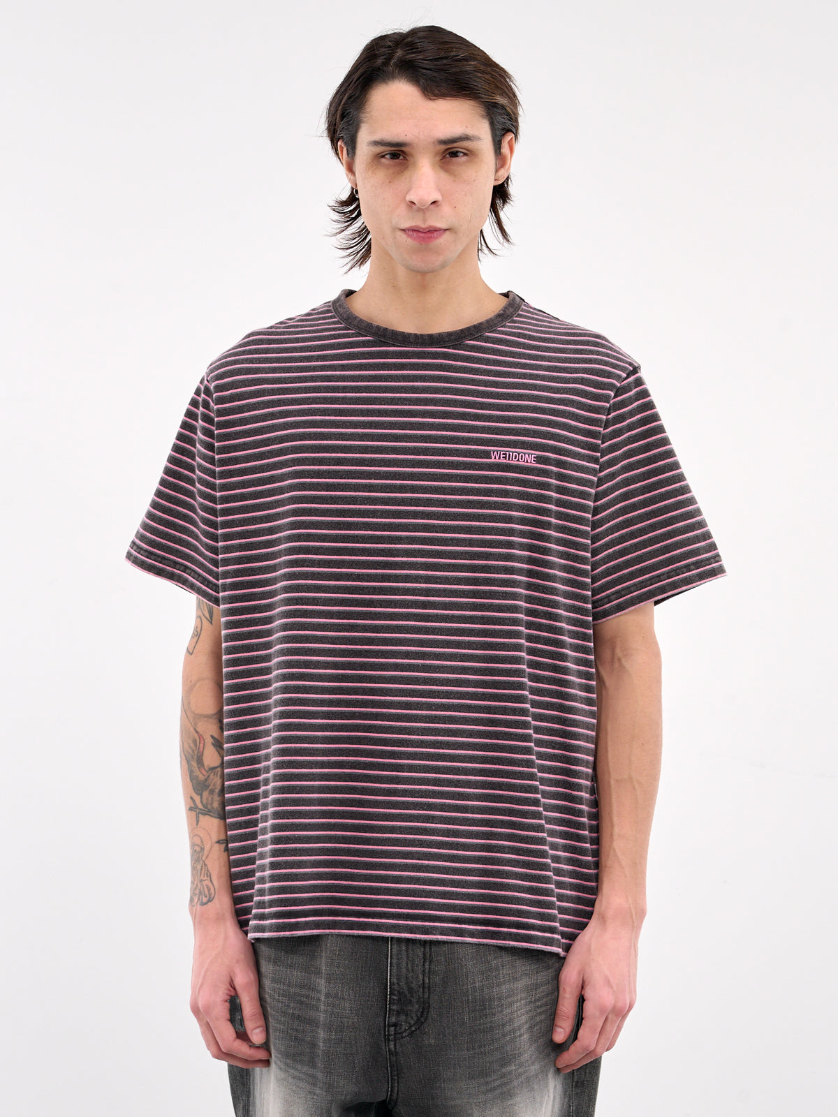 Logo Striped Tee (TT0-25-736-BLACK)