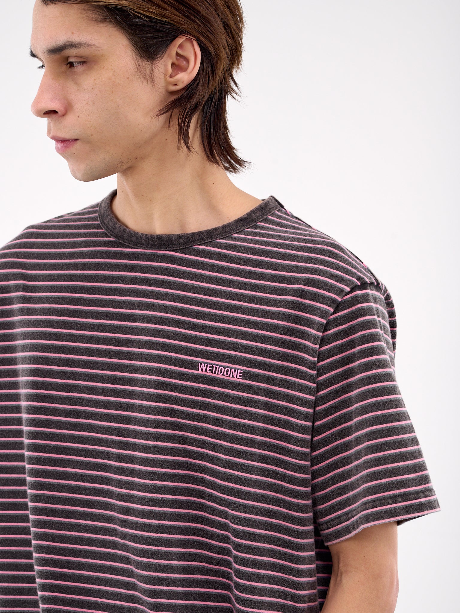 Logo Striped Tee (TT0-25-736-BLACK)