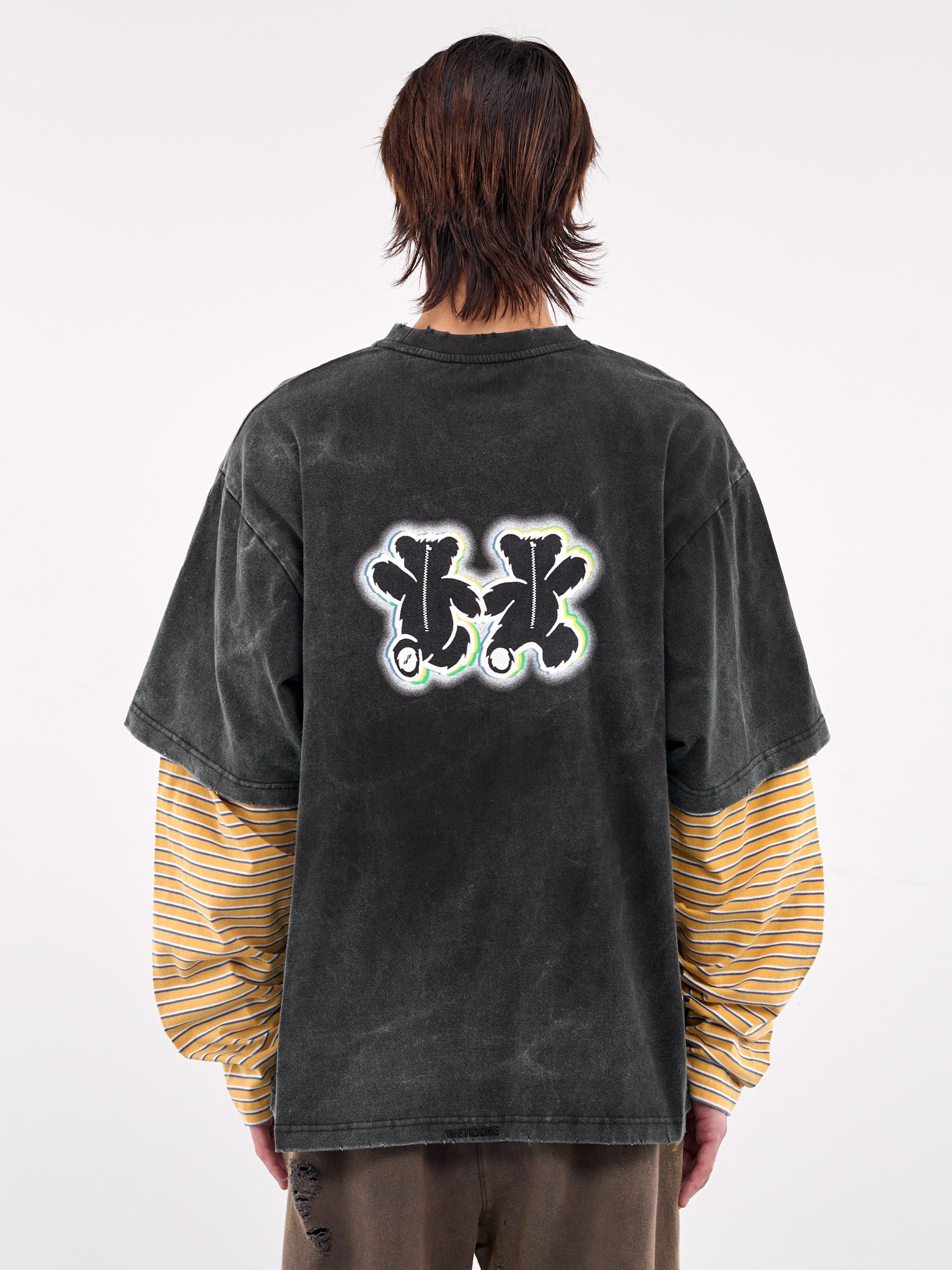 Layered Long Sleeve Tee (TT0-25-739-BLACK)