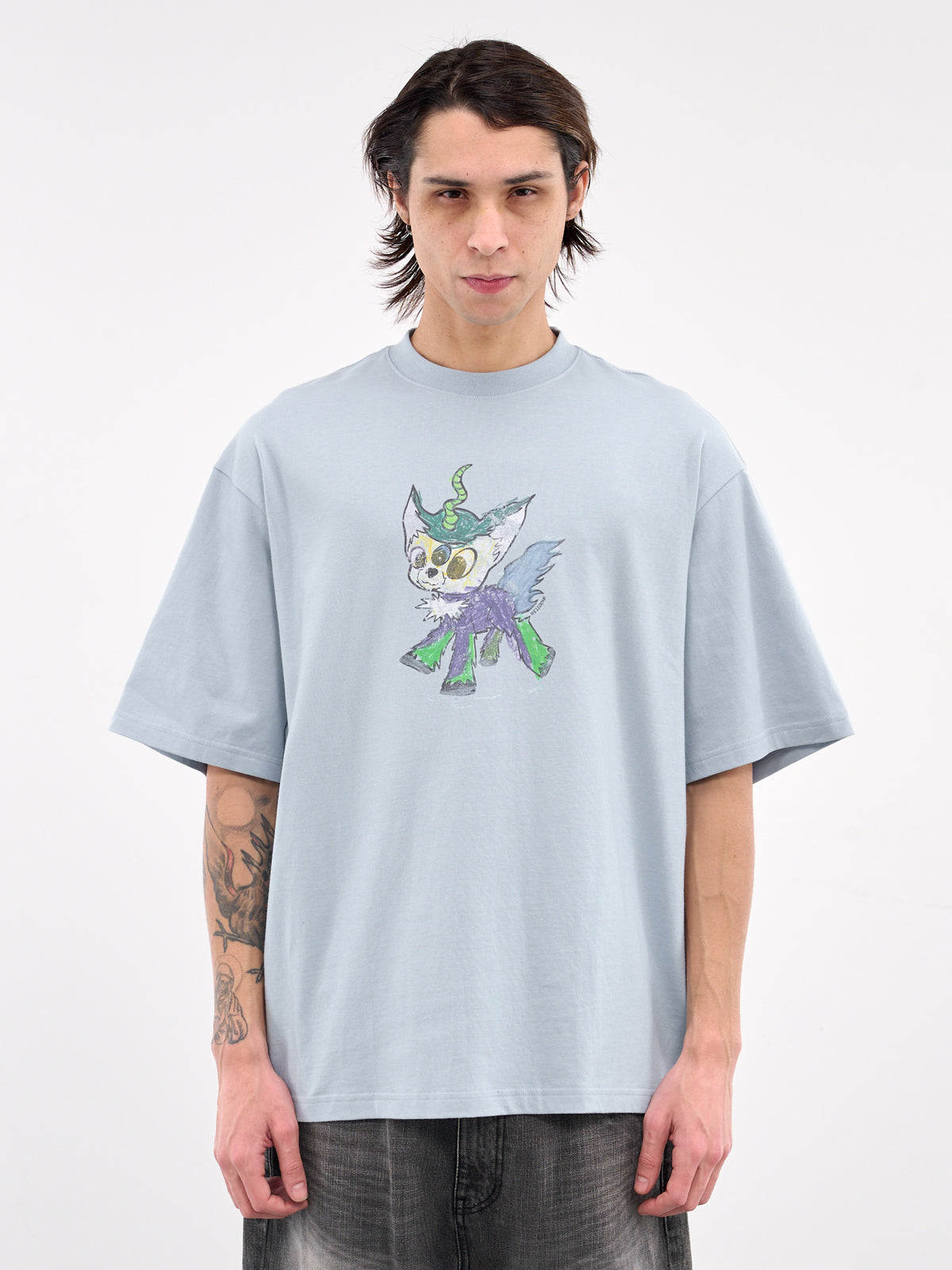 Jeff Monster Drawing Tee (TT0-25-744-SKY)