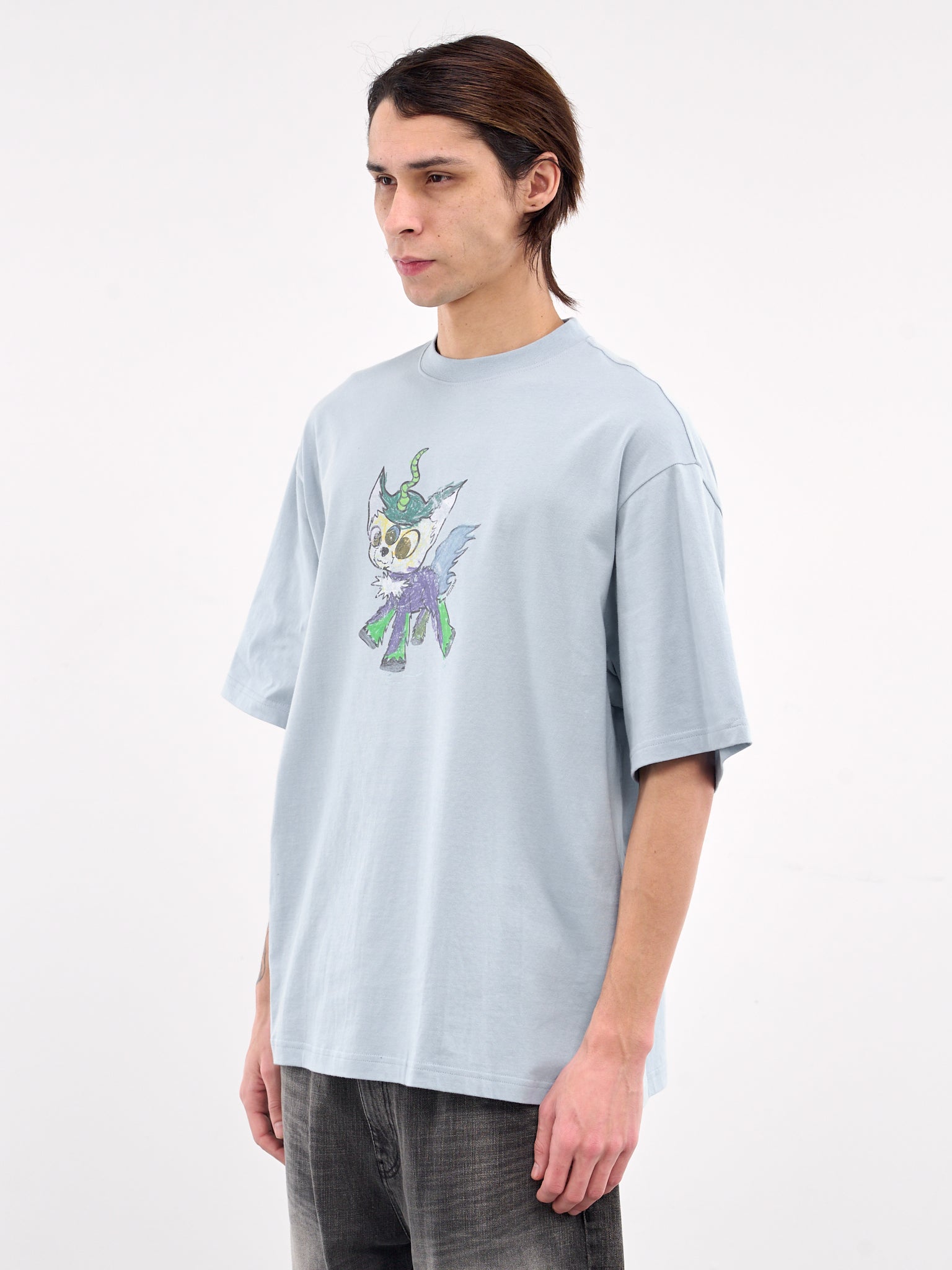 Jeff Monster Drawing Tee (TT0-25-744-SKY)