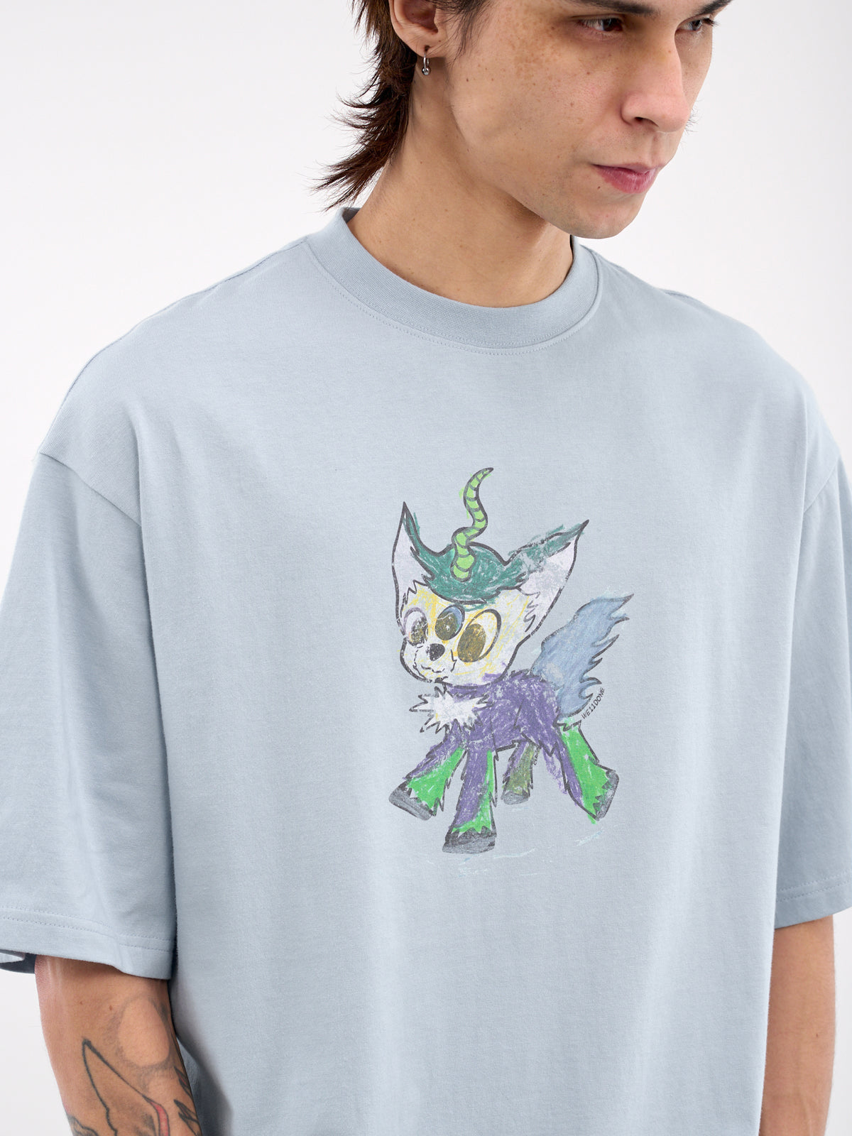 Jeff Monster Drawing Tee (TT0-25-744-SKY)