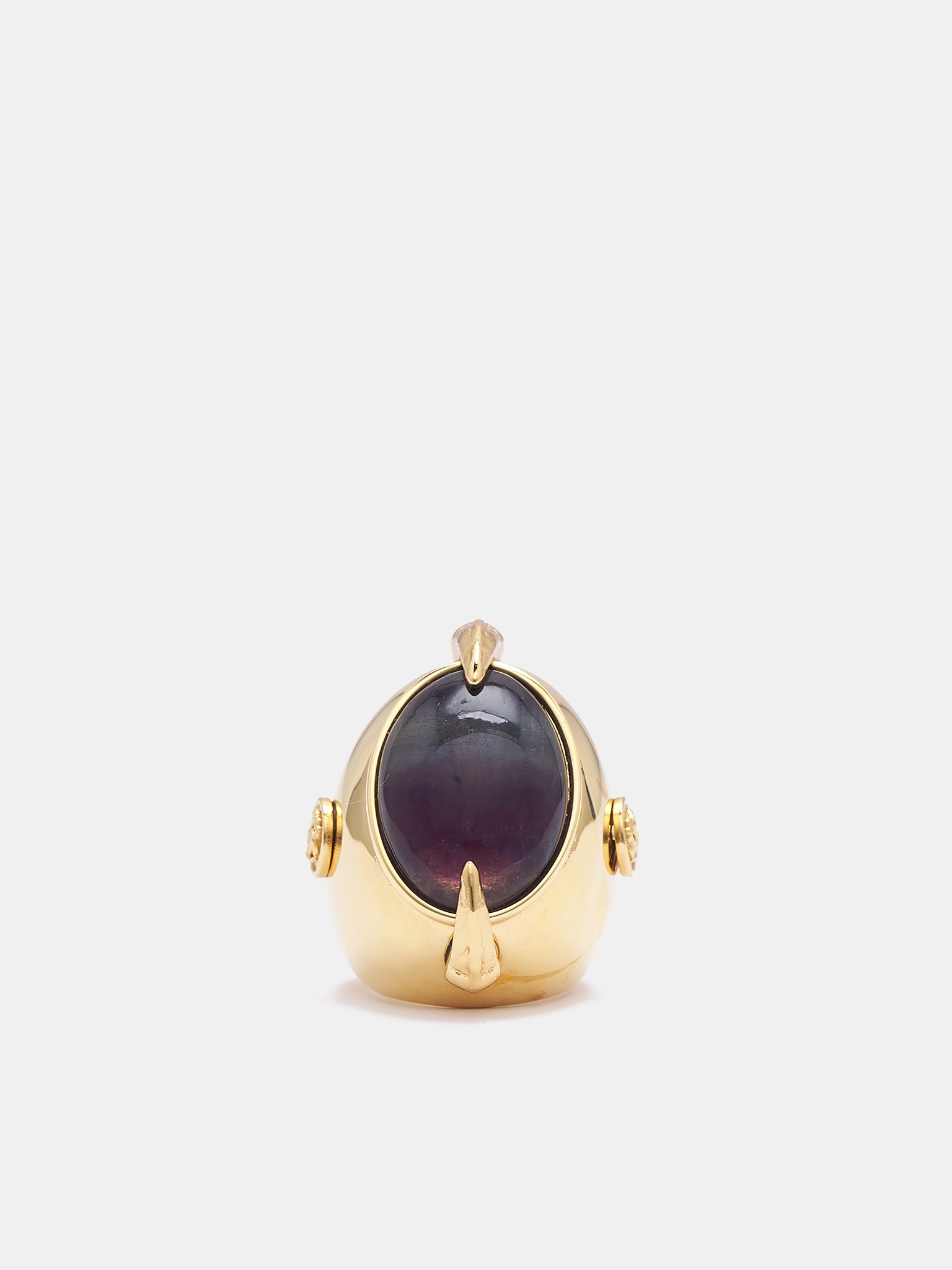 Oval Gemstone Ring (TWG002-AM002-GOLD-WINE)