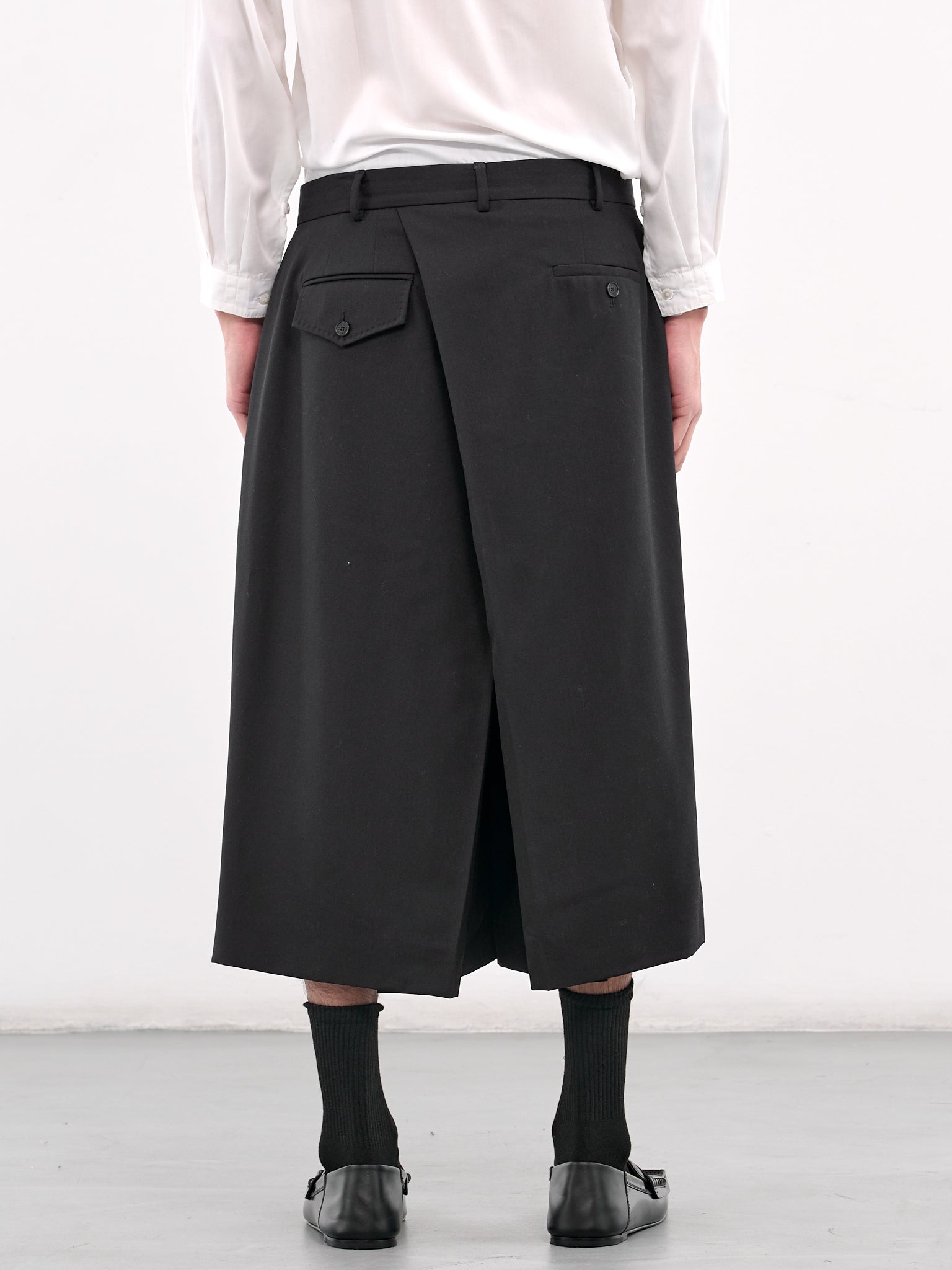 Gabardine Hakama Pants (U251-P007-W033-NAVY)