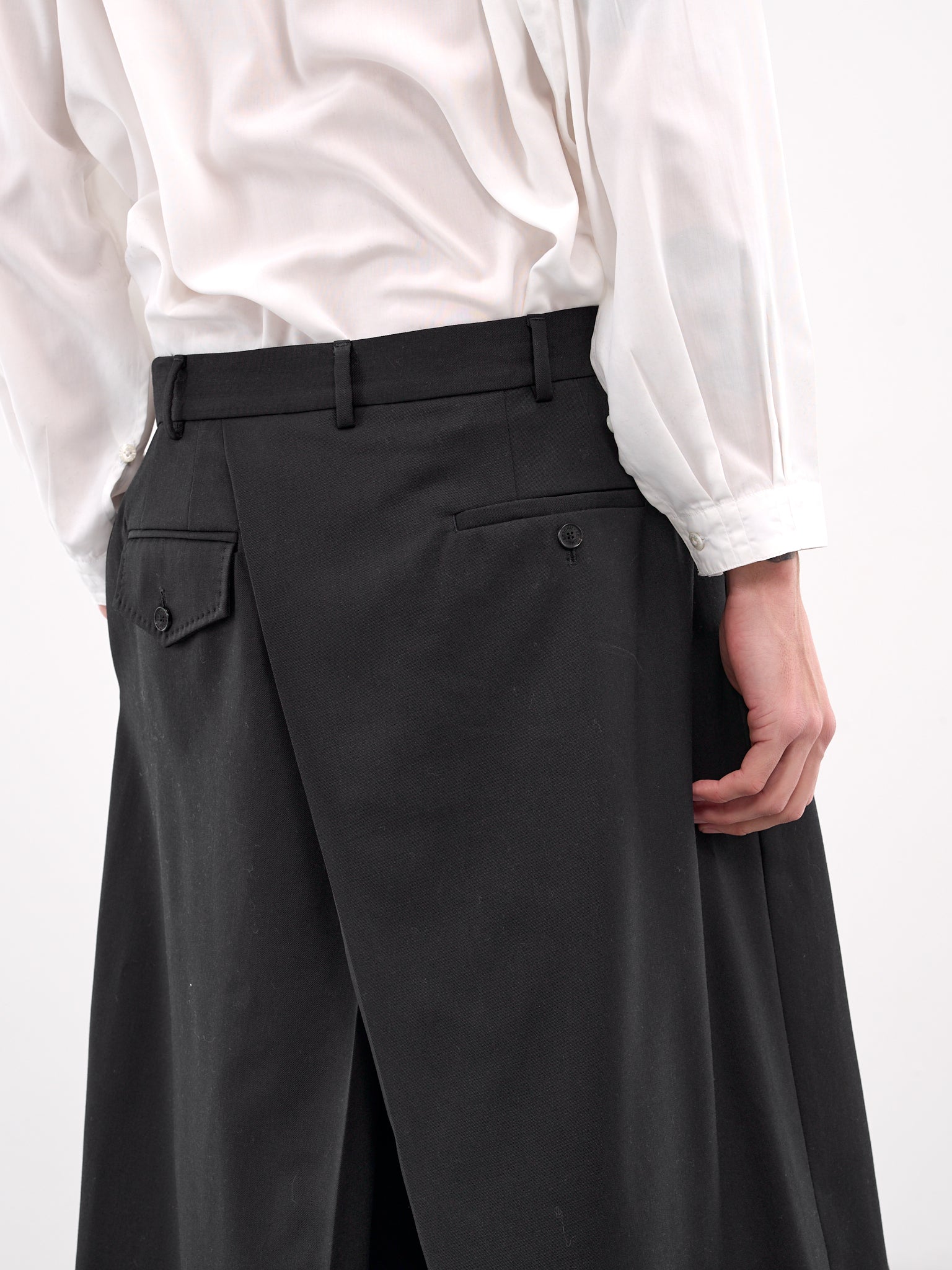 Gabardine Hakama Pants (U251-P007-W033-NAVY)