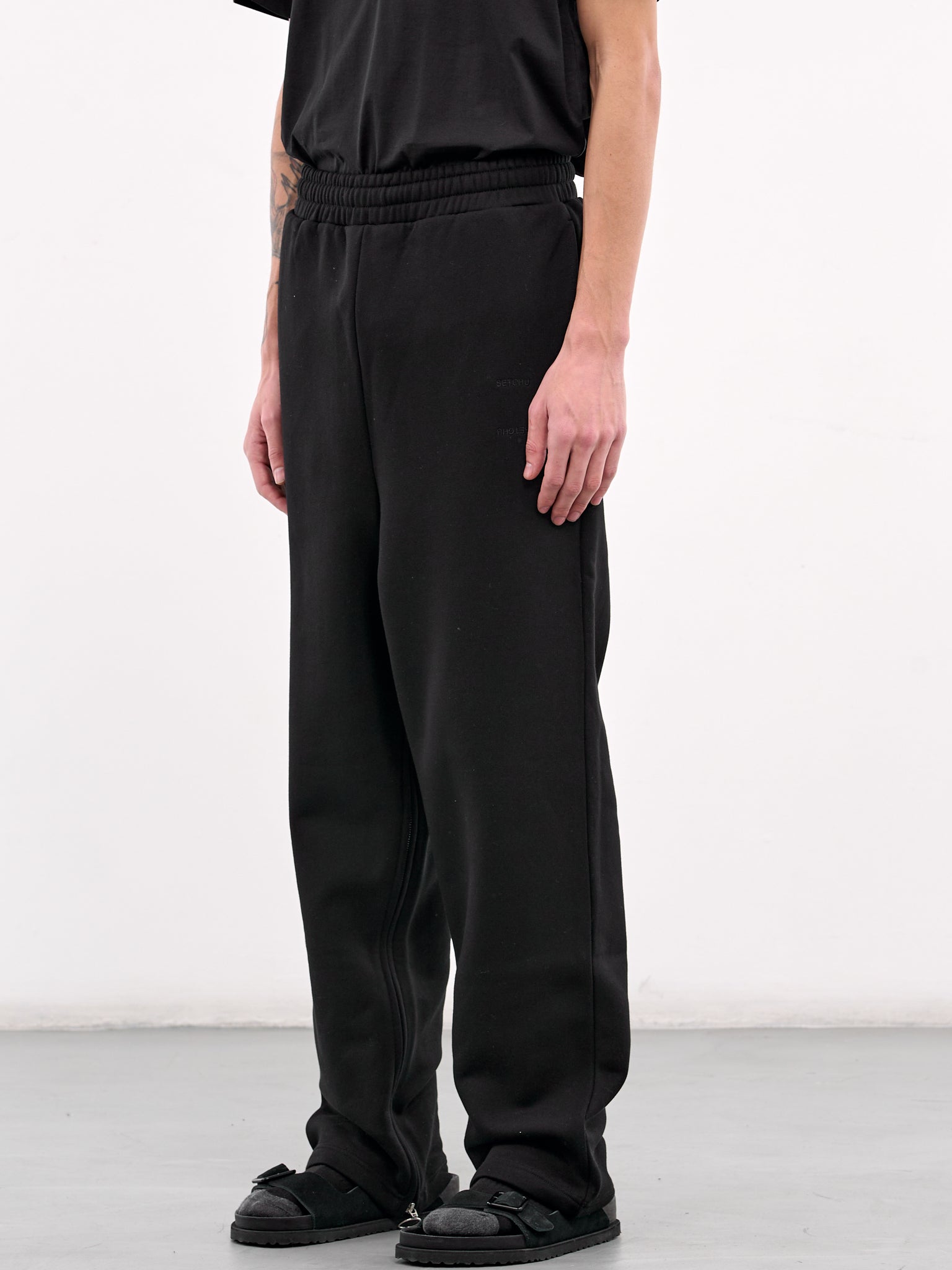 Wide Sweat Pants (U251-P022-C009-BLACK)