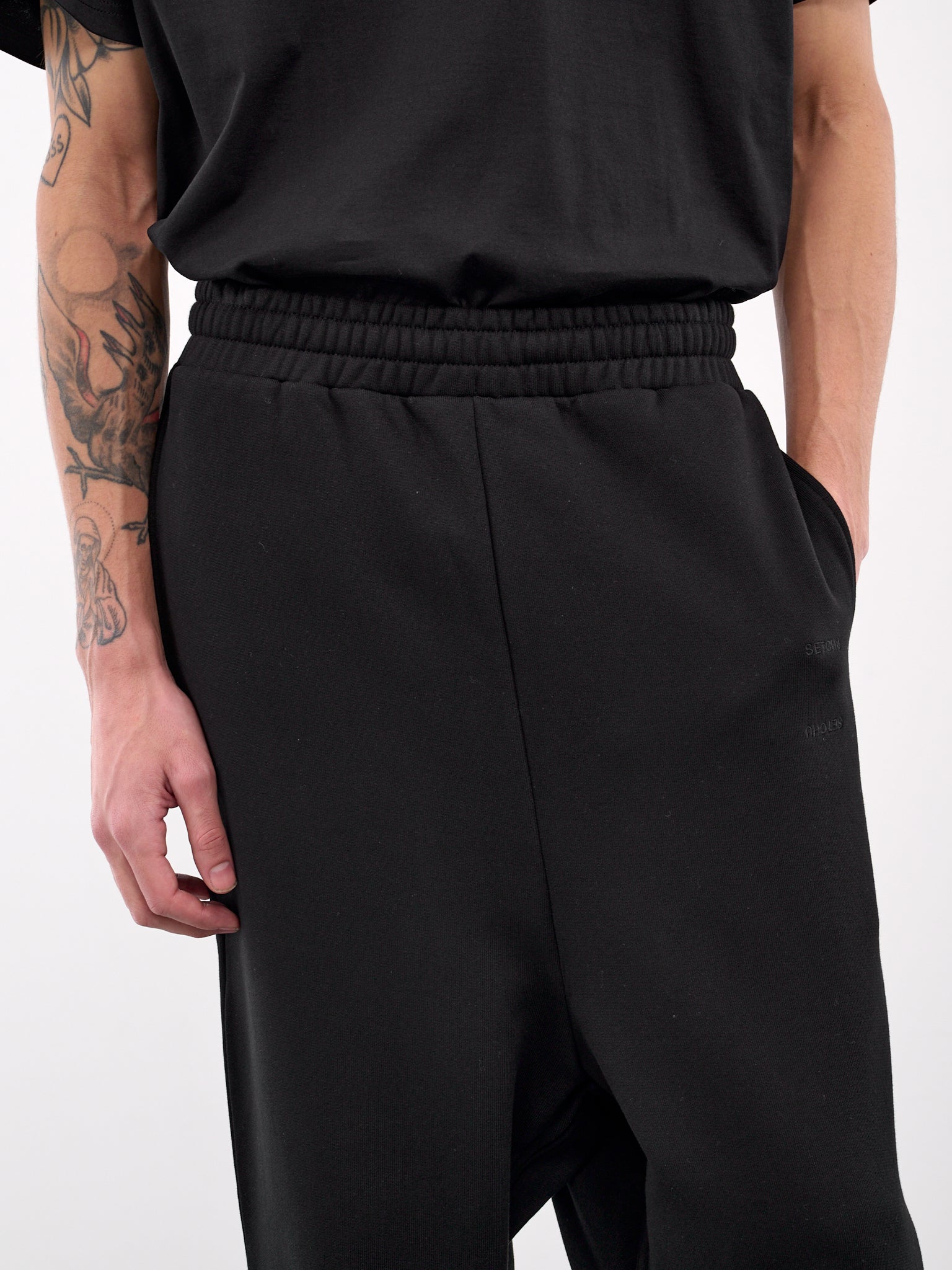 Wide Sweat Pants (U251-P022-C009-BLACK)