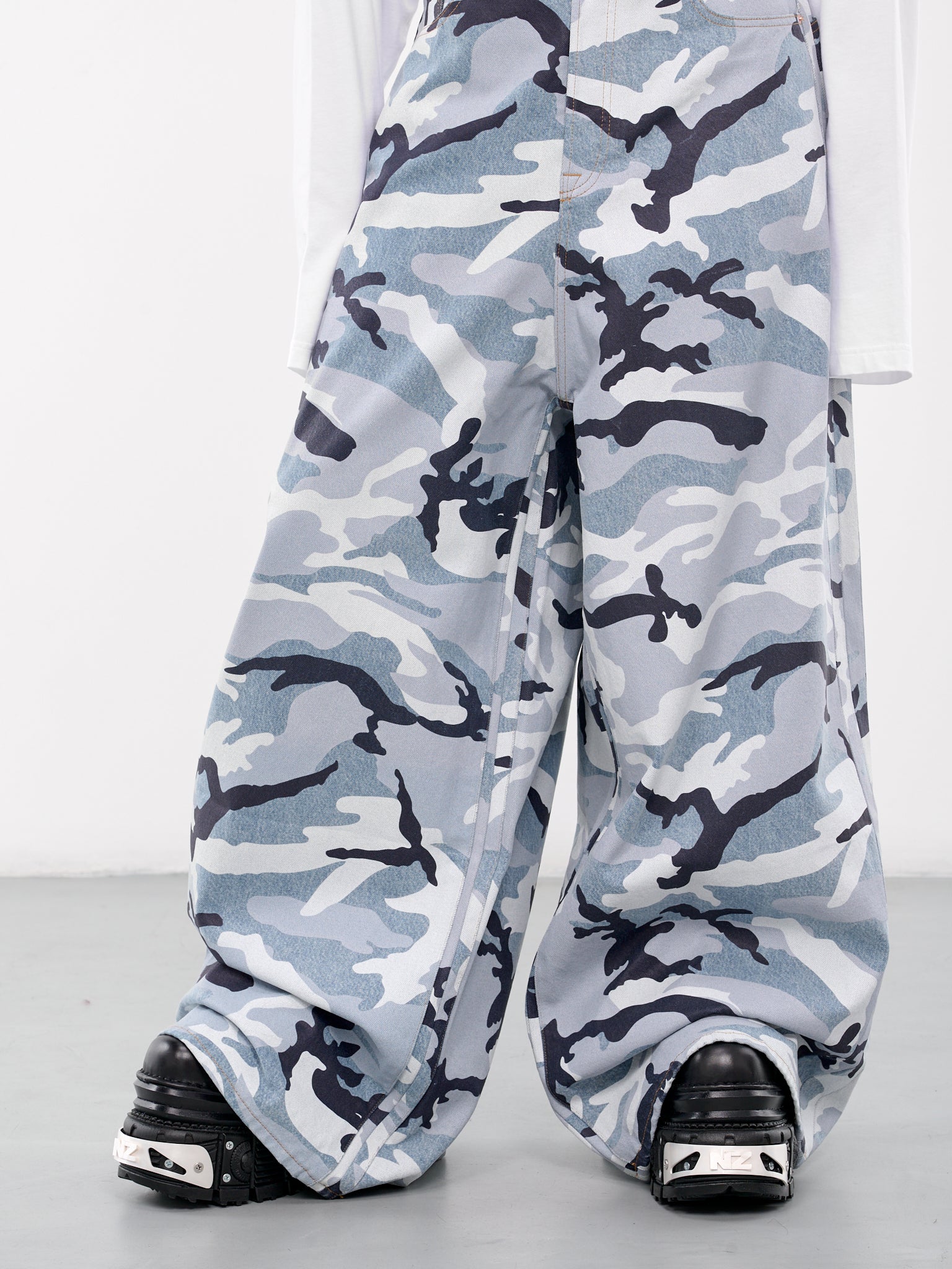 Baggy Camo Jeans(UA65PA850N-BLUE-CAMO-GREY)