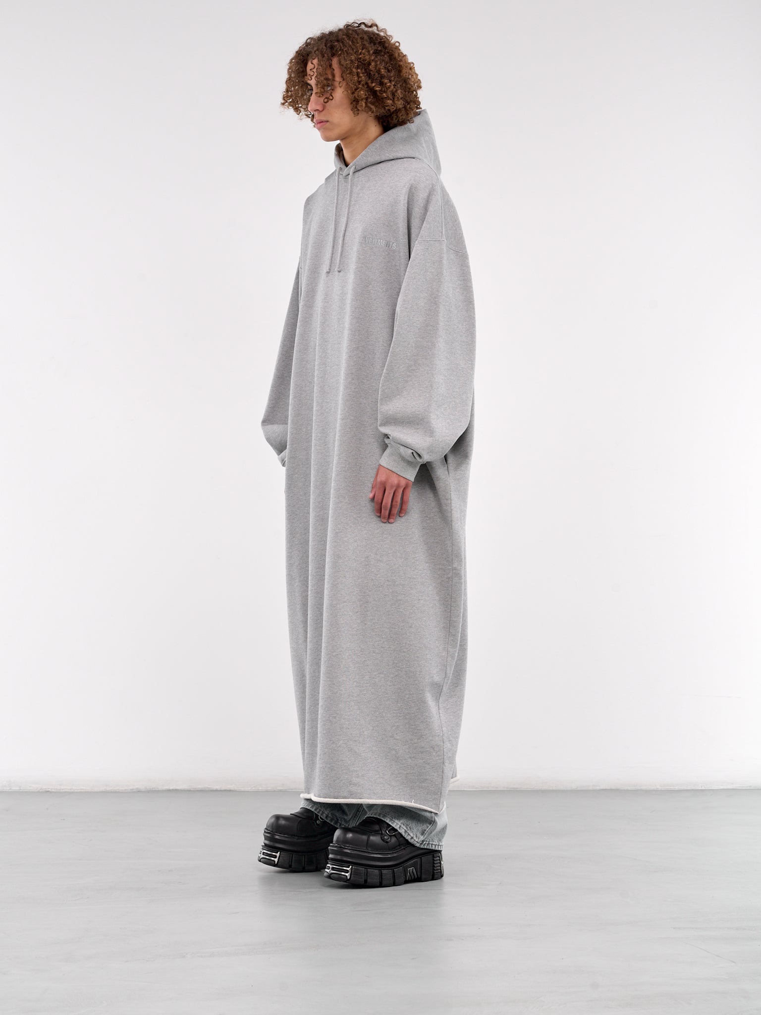 Hoodie Maxi Dress (UA66HD800G-GREY)