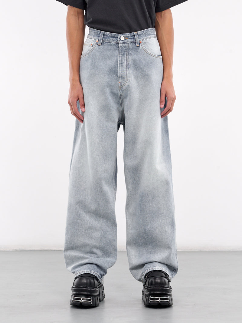 Wide Leg Jeans (UA66PA540L-LIGHT-BLUE)