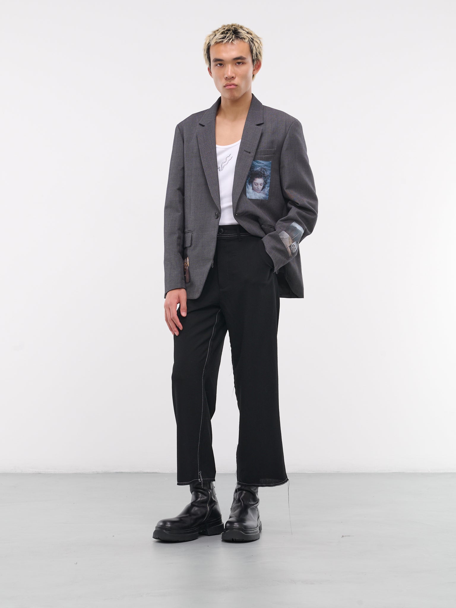 Twin Peaks Blazer (UC2D4101-3-T-CHARCOAL)