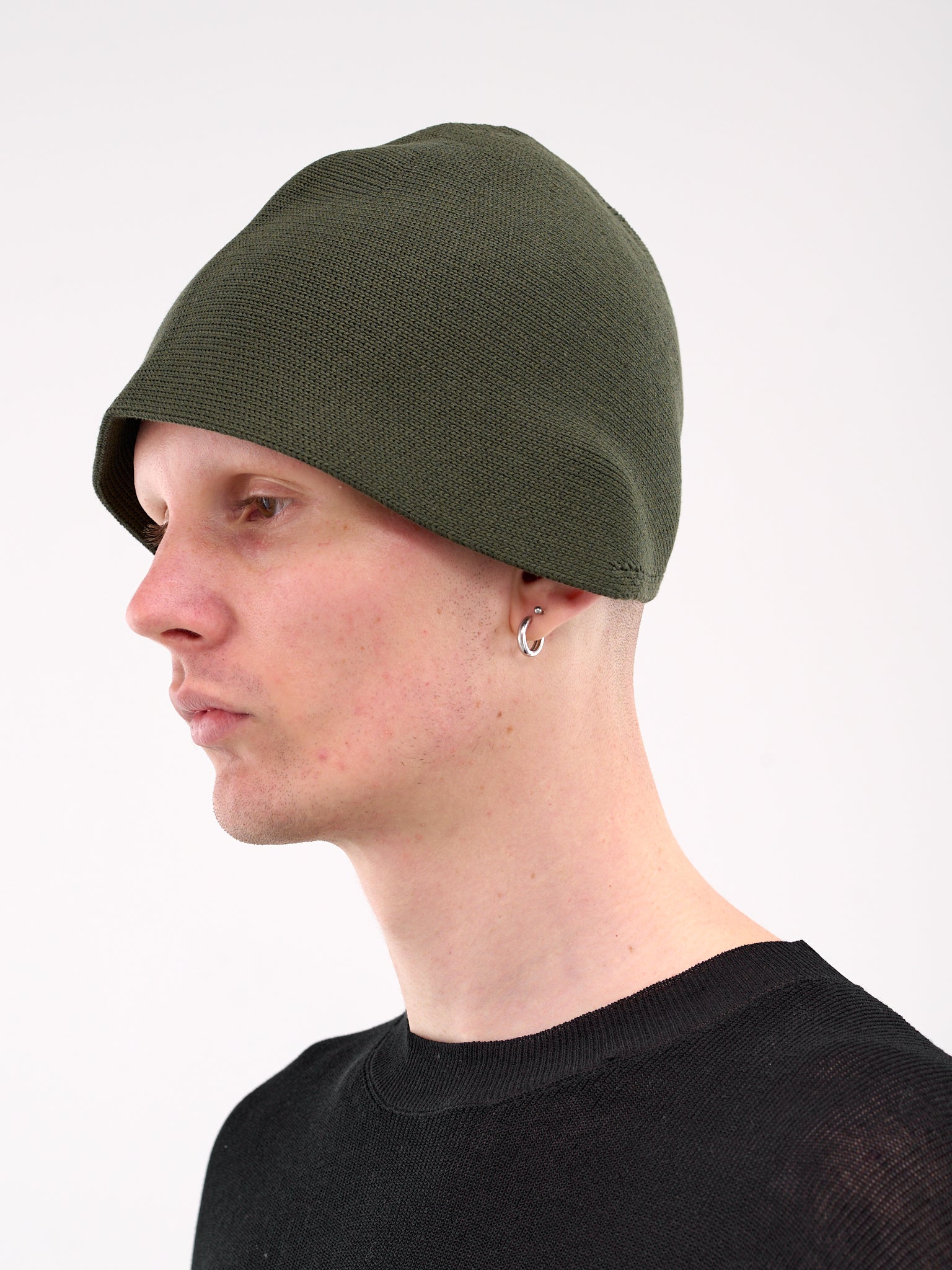 Knit Beanie Bucket Hat (UK0031-UW400-GREEN)