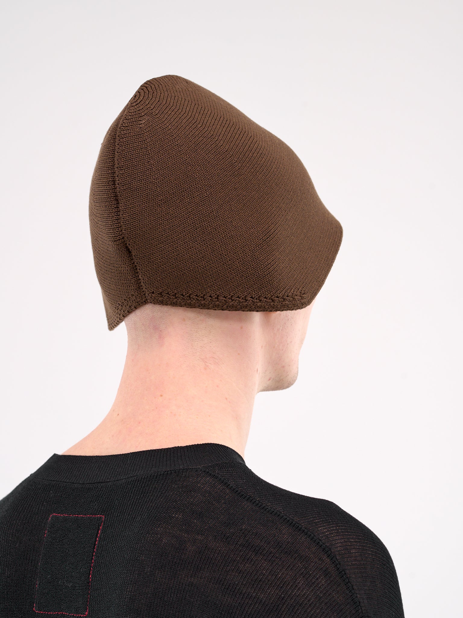 Knit Beanie Bucket Hat (UK0031-UW600-BROWN)