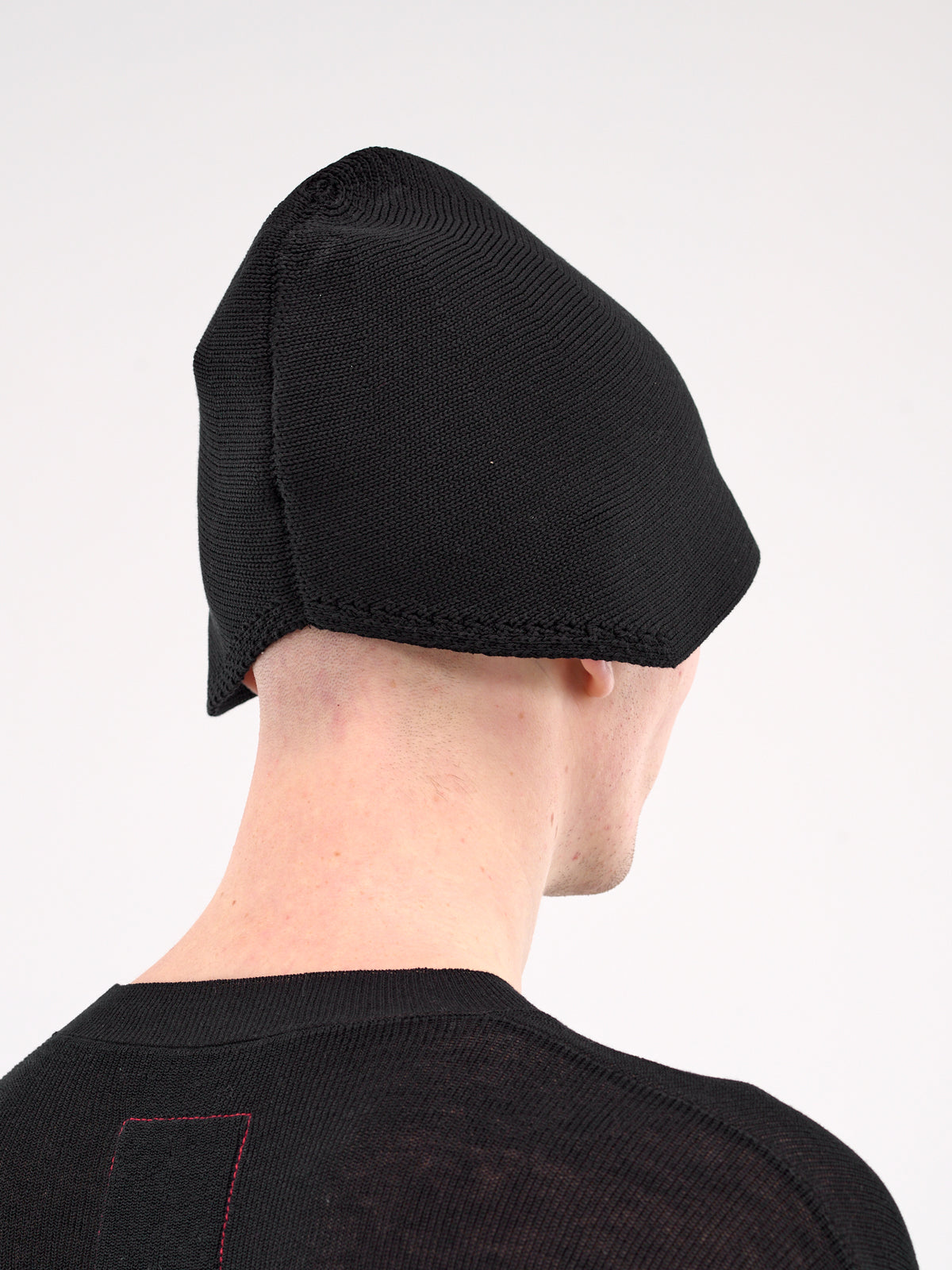 Knit Beanie Bucket Hat (UK0031-UW900-BLACK)