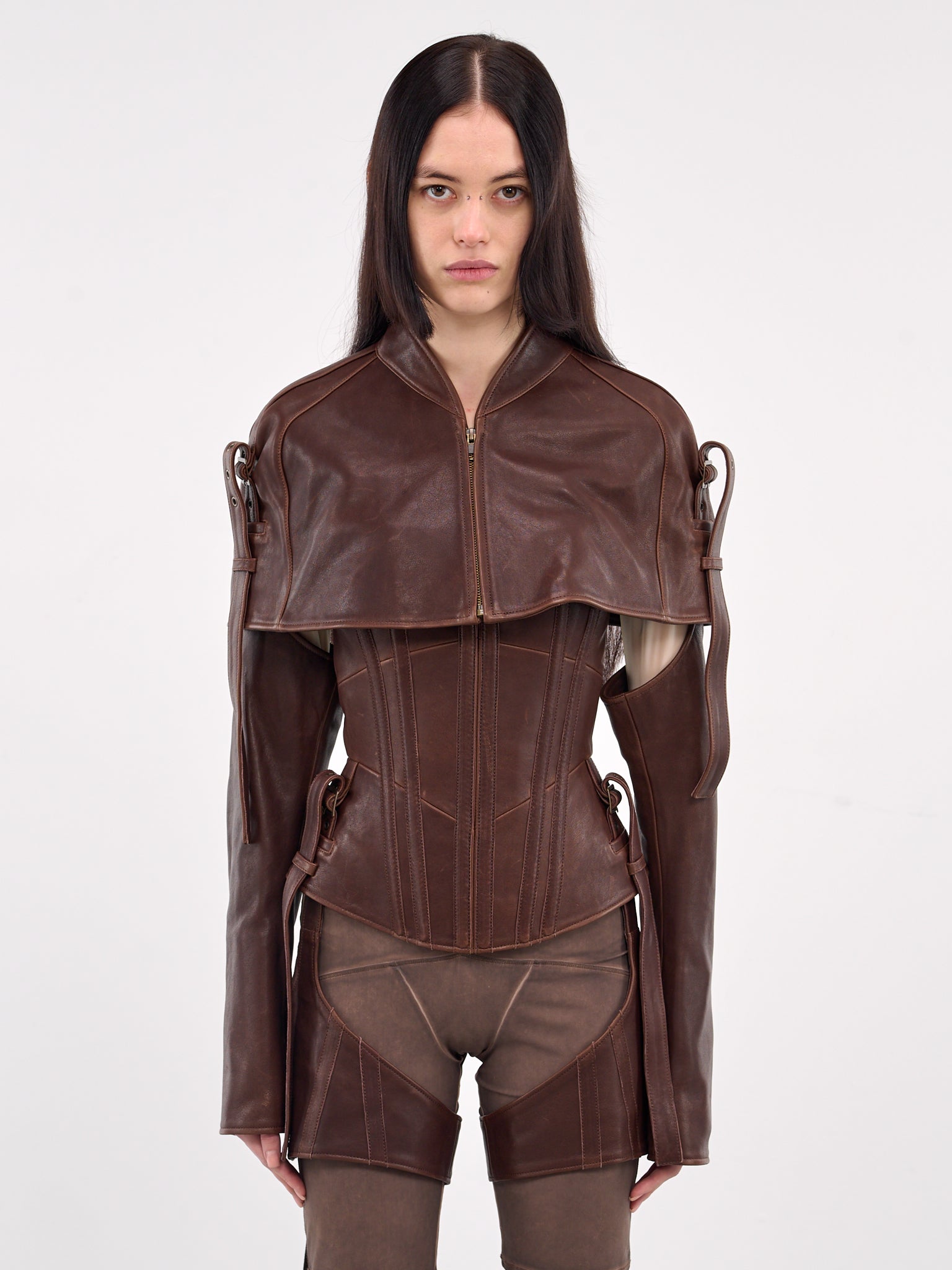 Veil Cape (VEILCA0BRB-BROWN-BURN)