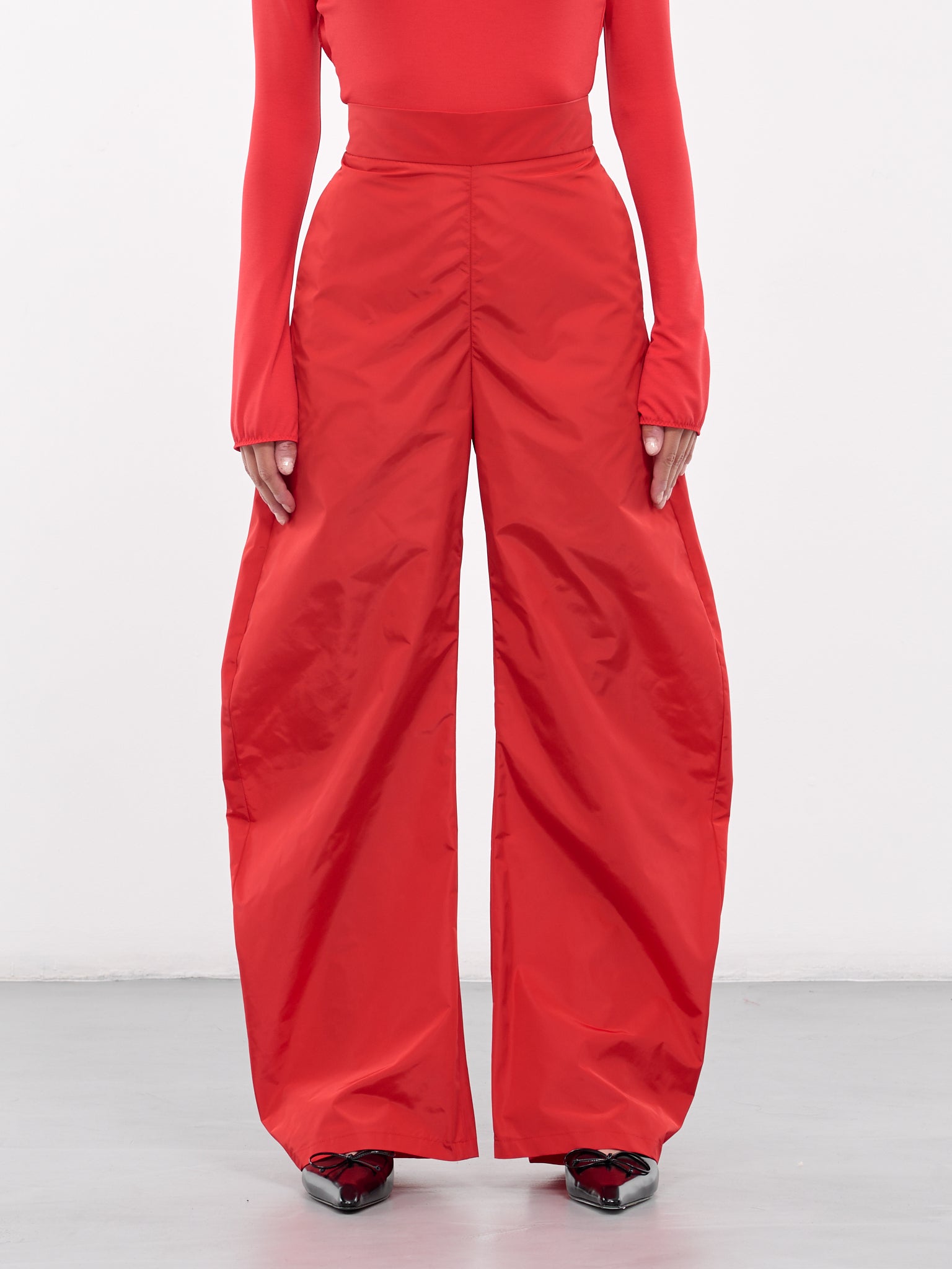 Wide Leg Trousers (VEPZ30003A-VZE123-RED)