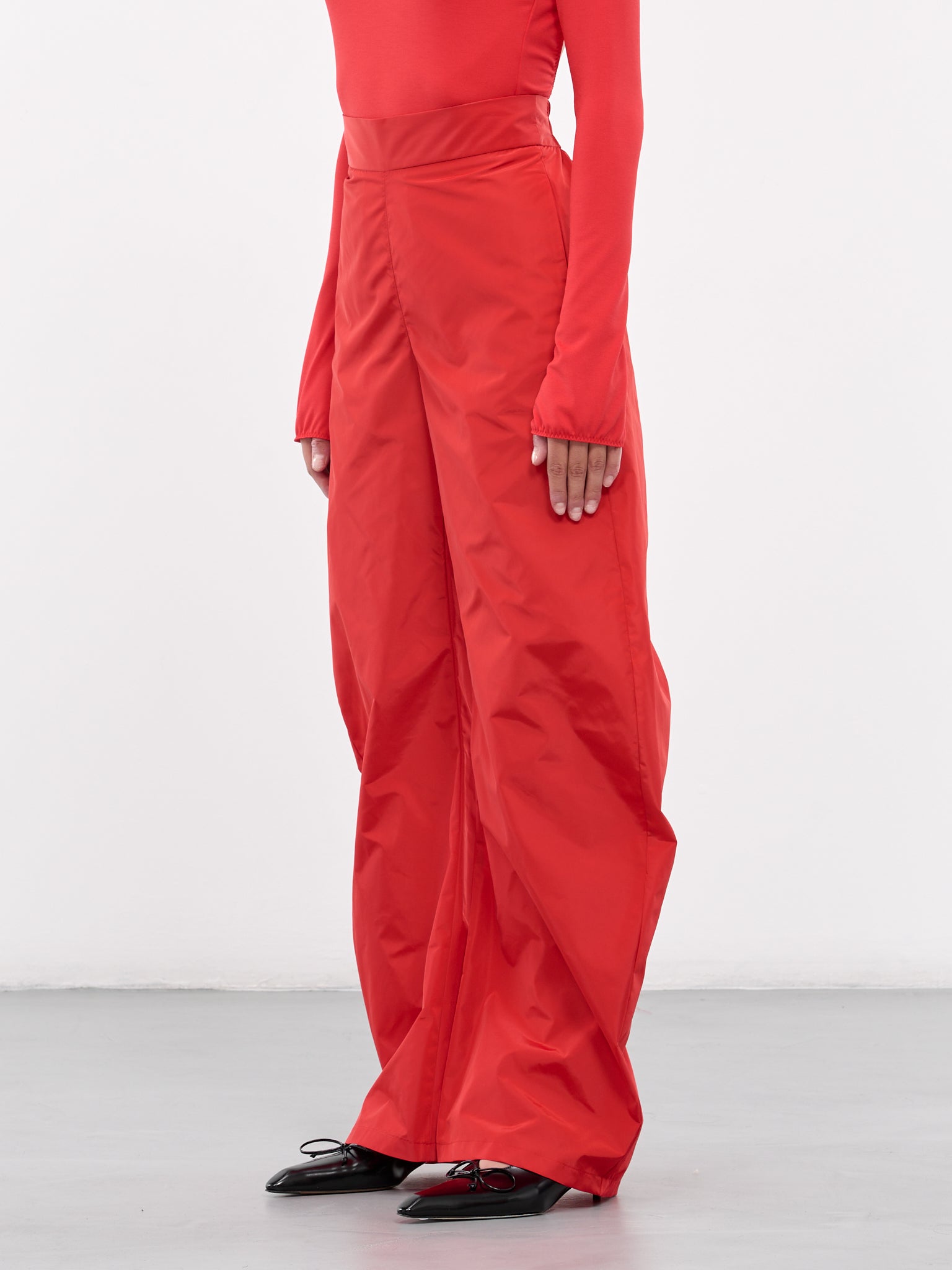 Wide Leg Trousers (VEPZ30003A-VZE123-RED)