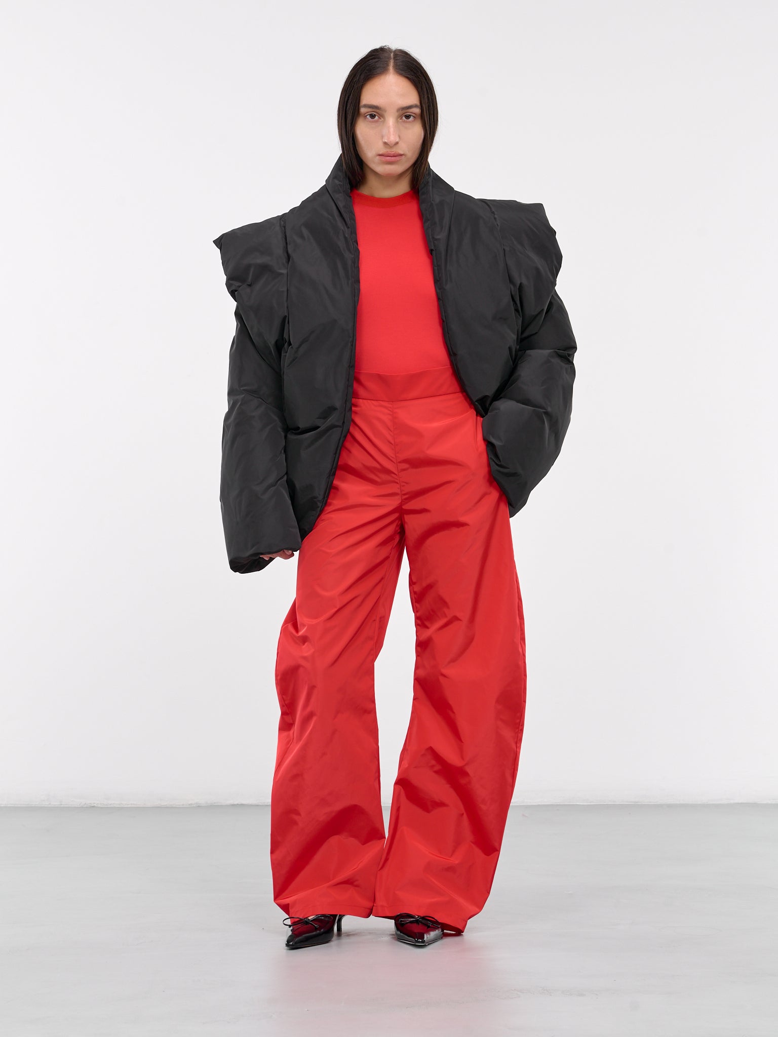 Wide Leg Trousers (VEPZ30003A-VZE123-RED)