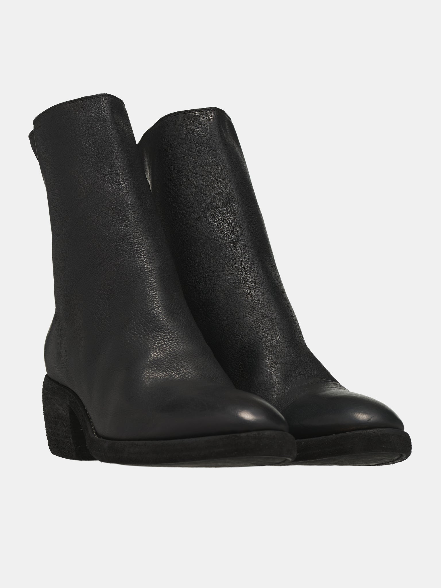 Dioon black goat leather boots best sale