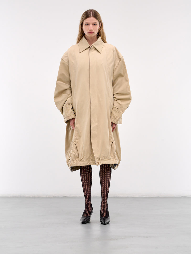 Deconstructed Chino Coat (W24036UC4-BEIGE)