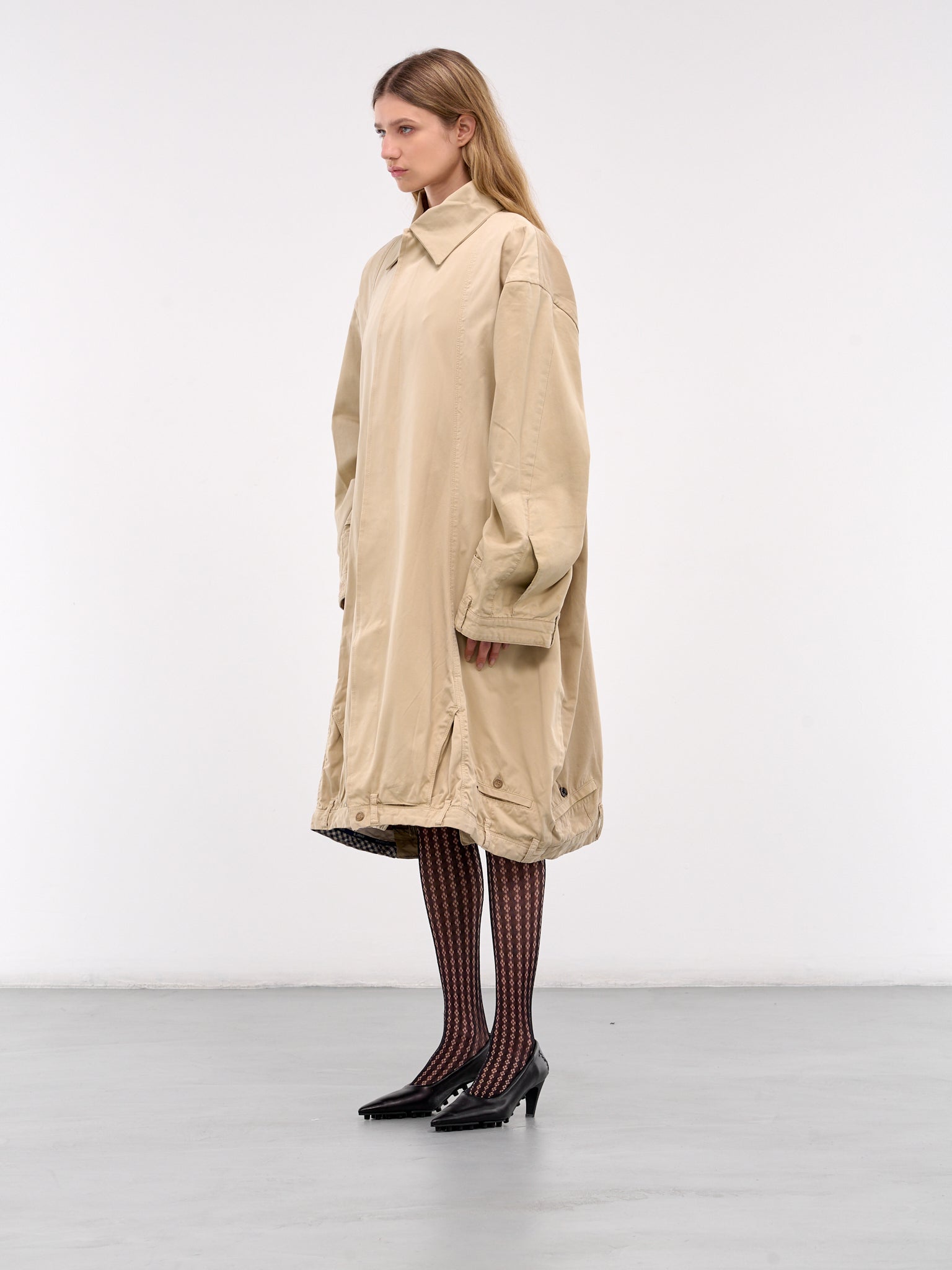 Deconstructed Chino Coat (W24036UC4-BEIGE)