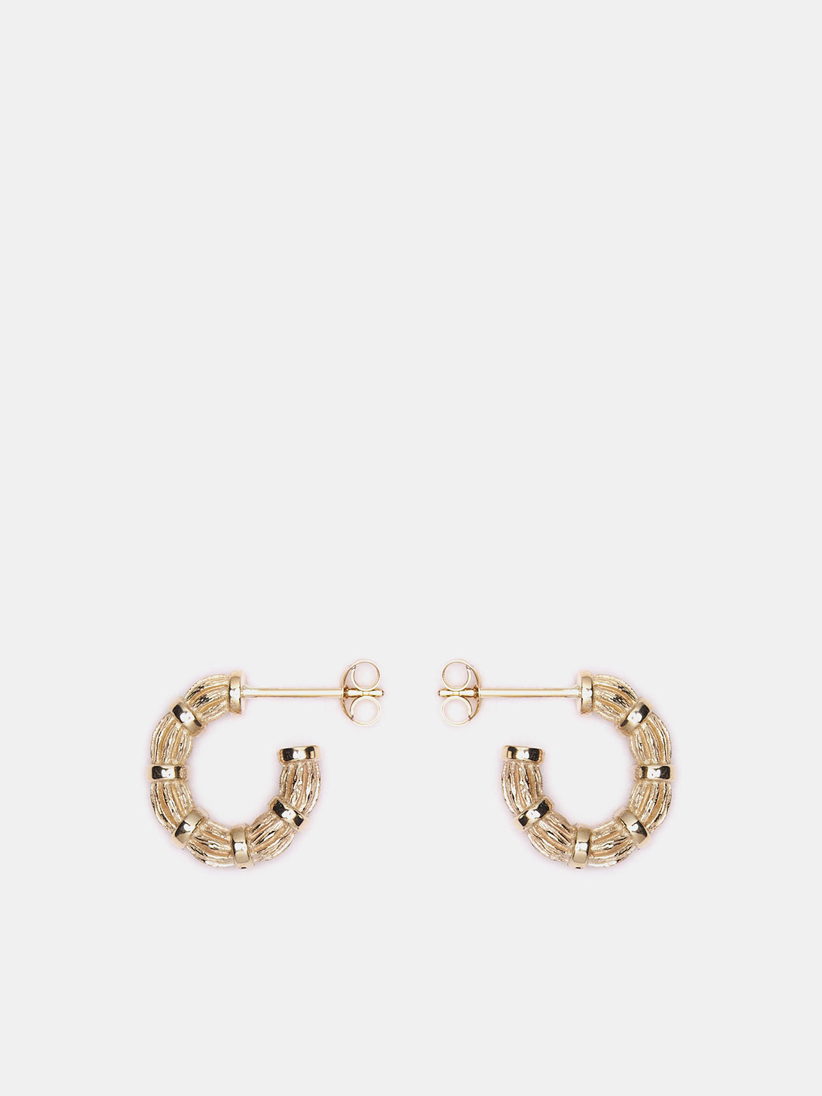 Bound Willow Hoop Earrings (WHOOPS1-GOLD)