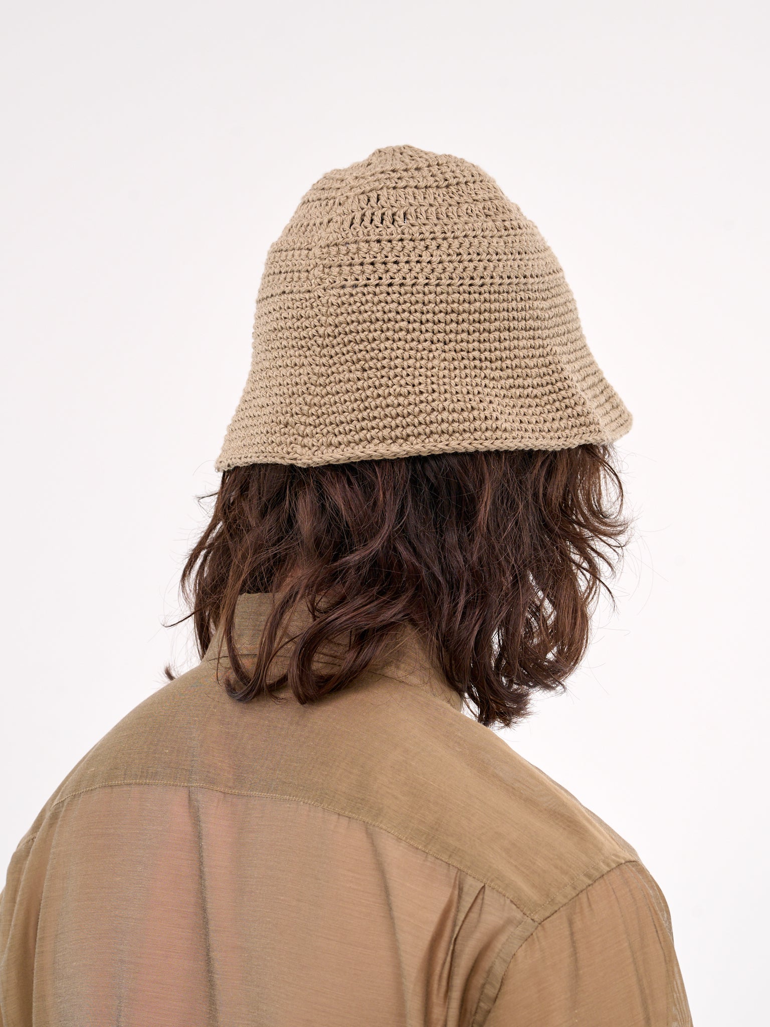 Linen Hand Knit Sailor Hat (WKN-251110-35-KHAKI)