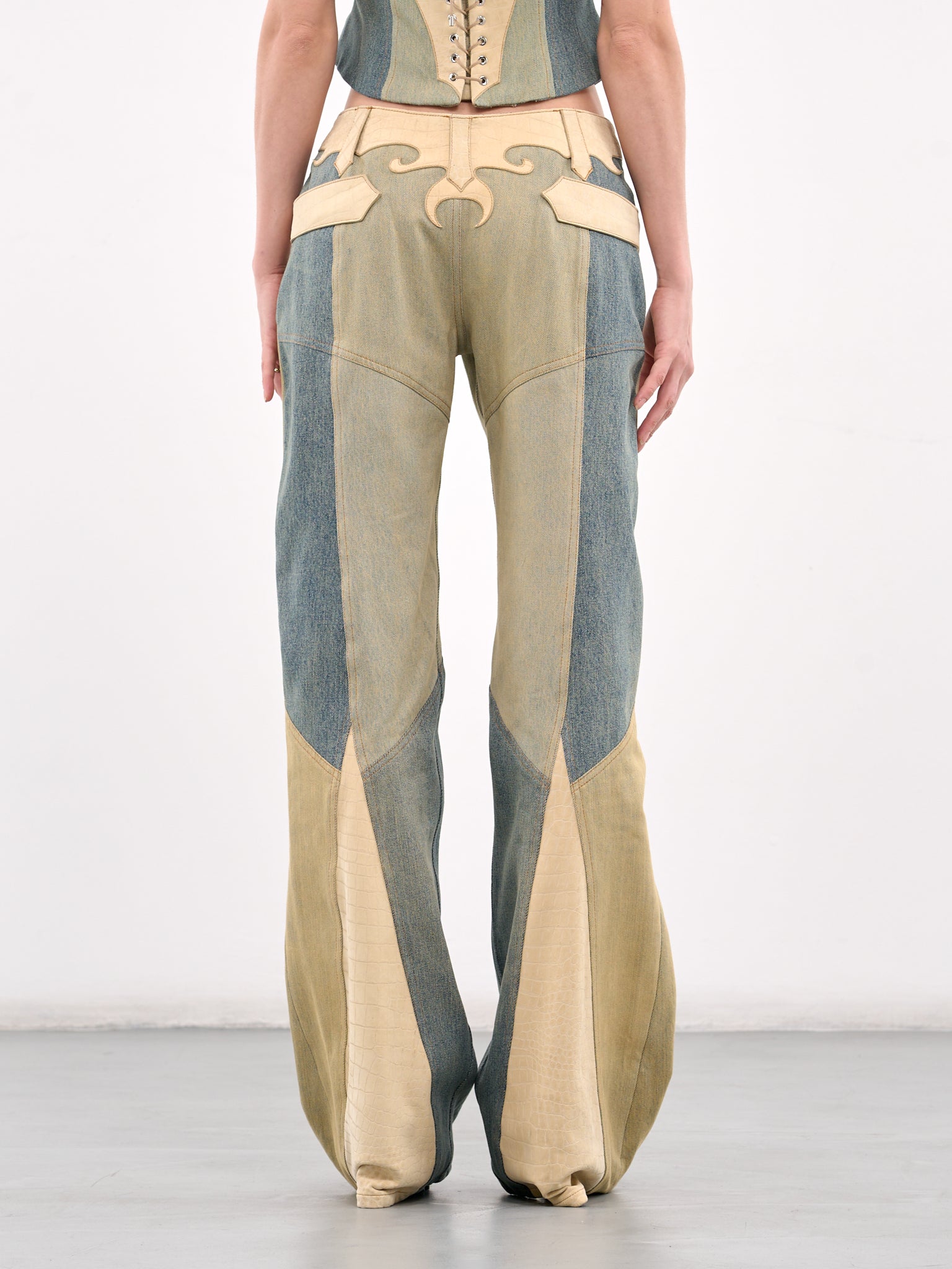 Regenerated Denim Jeans (WPA152A-UDEN0011-SAND)