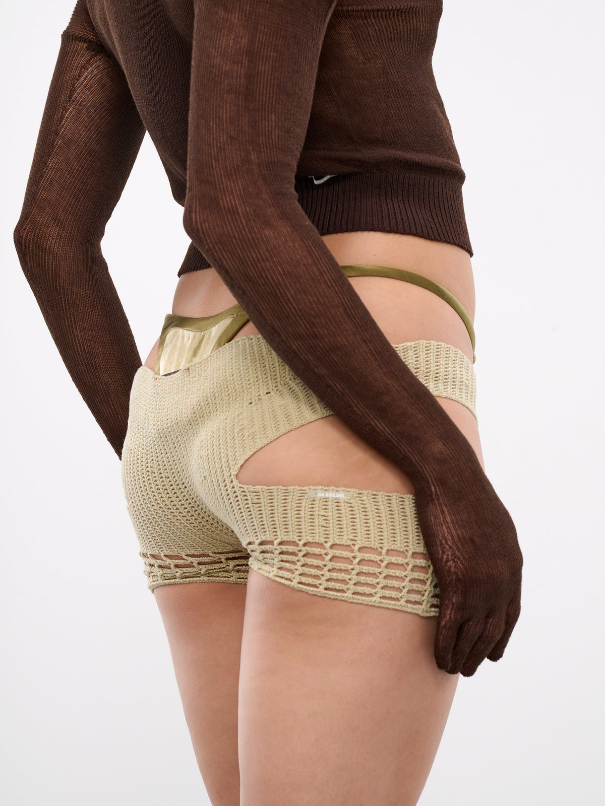 Thang Crochet Shorts (WPNN88-CREAMY)